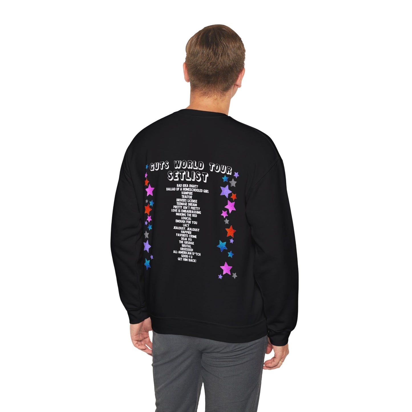 GUTS World Tour 2024 Setlist (Olivia Rodrigo) Sweatshirt