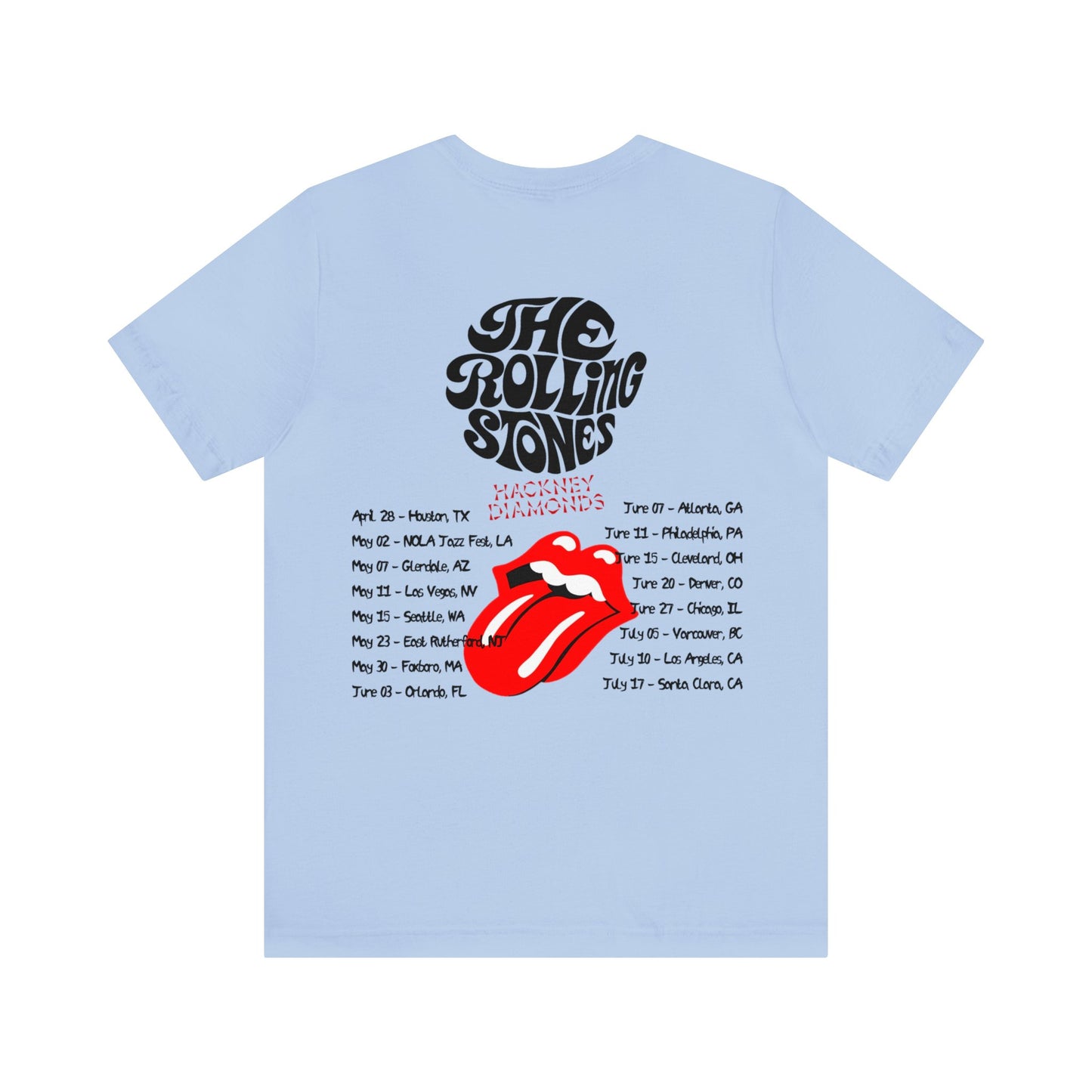 The Rolling Stones HACKNEY DIAMONDS 2024 Tour Shirt