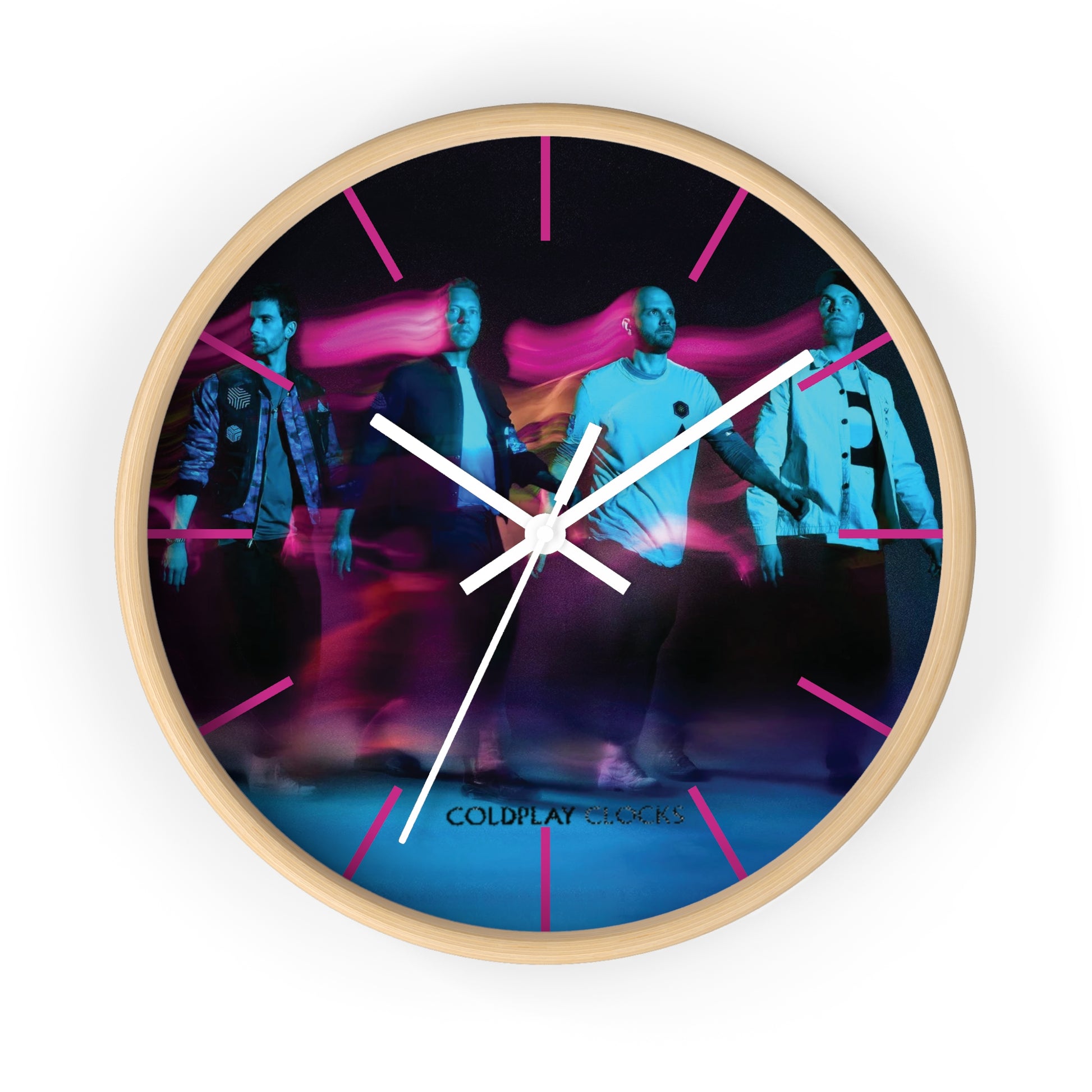 Coldplay band clocks song 2024 Wall Clock