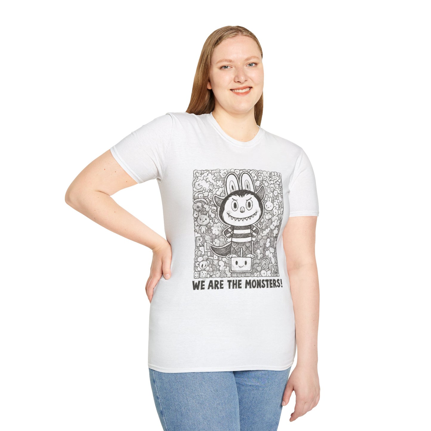 We Are The Monsters! (Sketch Labubu-Inspired) Adult Unisex Shirt