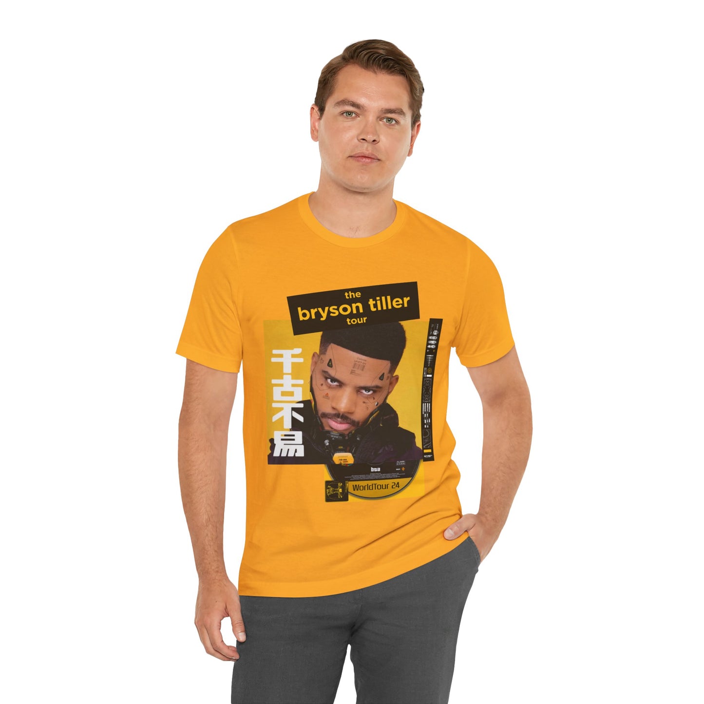 Bryson Tiller 2024 Tour (Double Sided With Dates) Unisex Shirt