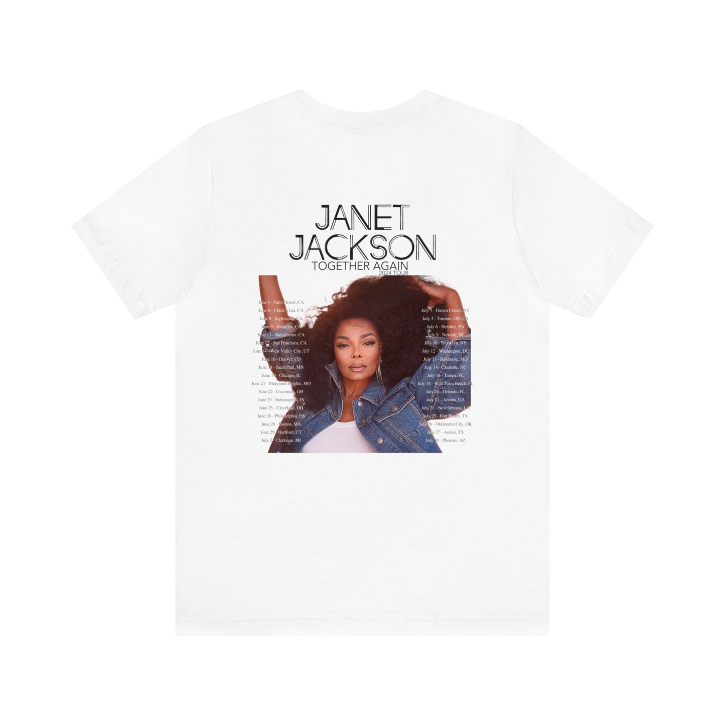 Together Again 2024 (Janet Jackson) Tour Shirt