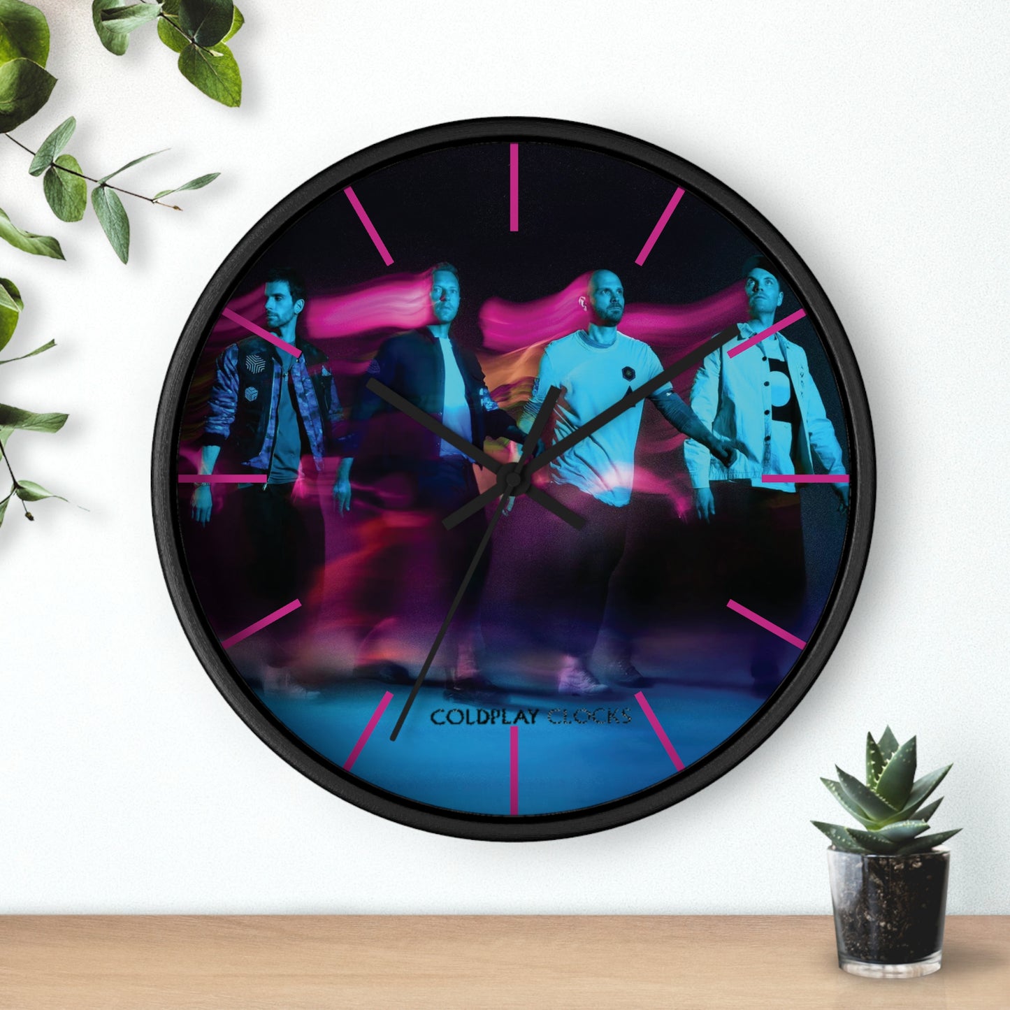 Coldplay band clocks song 2024 Wall Clock