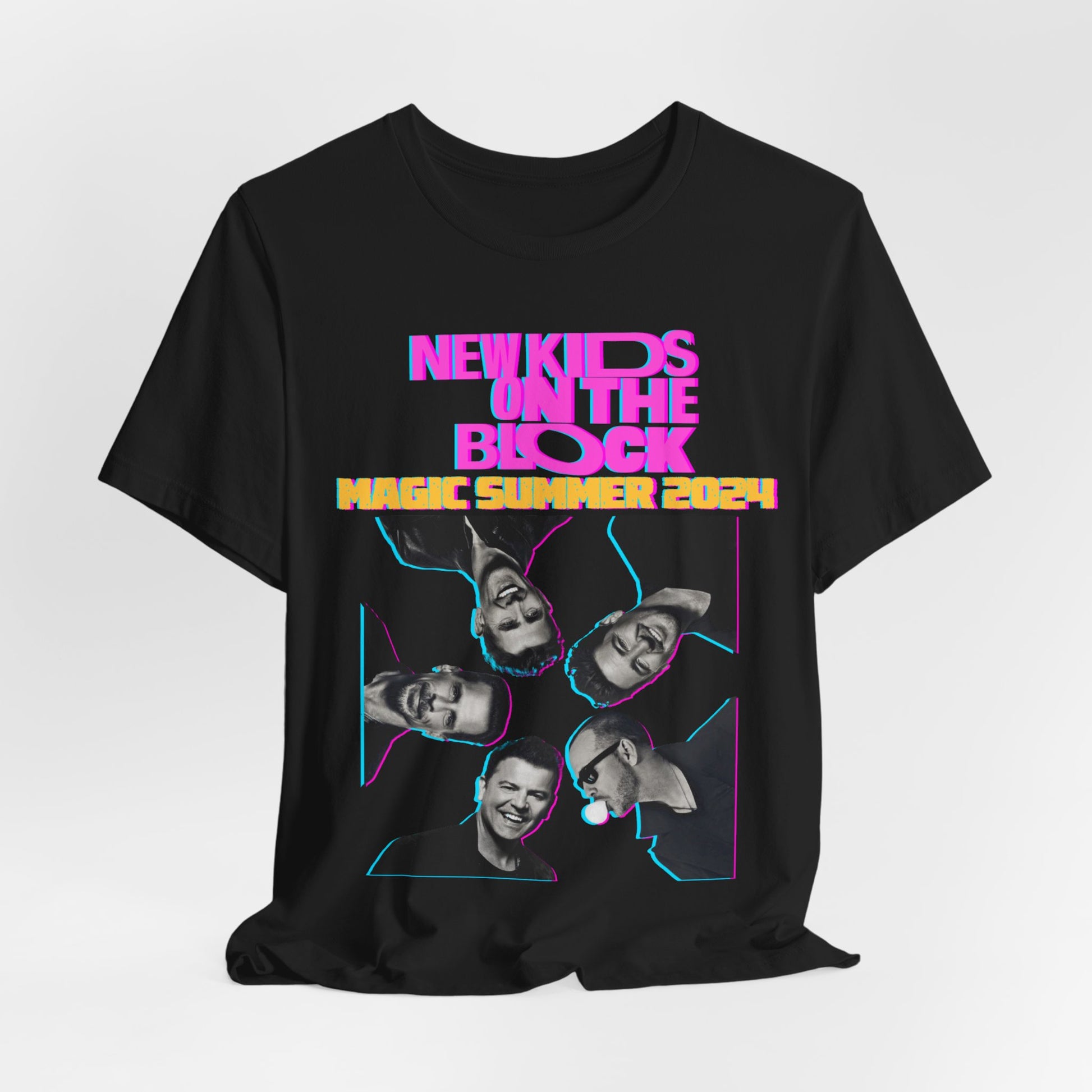 New Kids On The Block NKOTB 2024 Magic Summer TOUR (Double Sided) Unisex Shirt