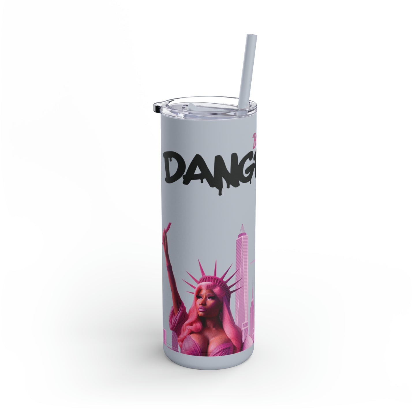 Nicki Minaj pink friday 2 barbie dangerous Skinny Matte Tumbler mug, 20oz