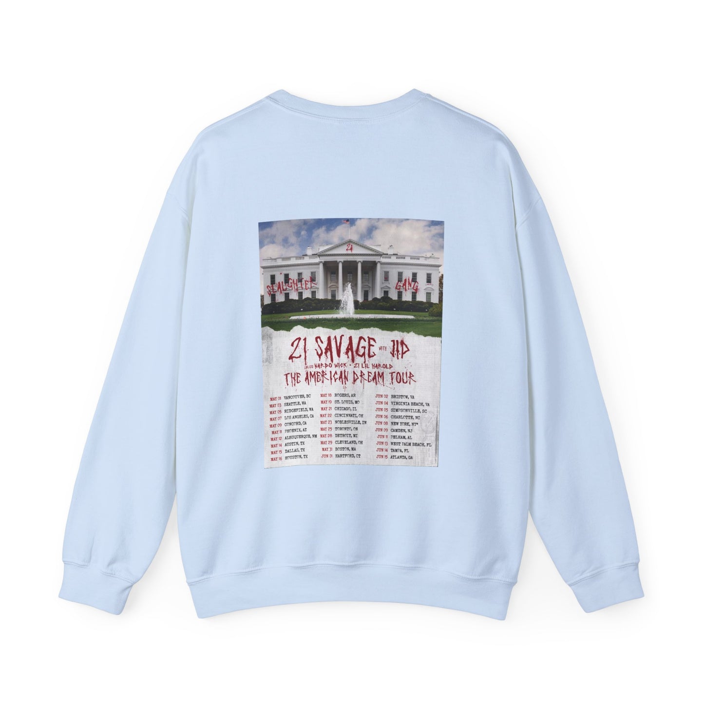 21 Savage THE AMERICAN DREAM Tour (2024) Sweatshirt