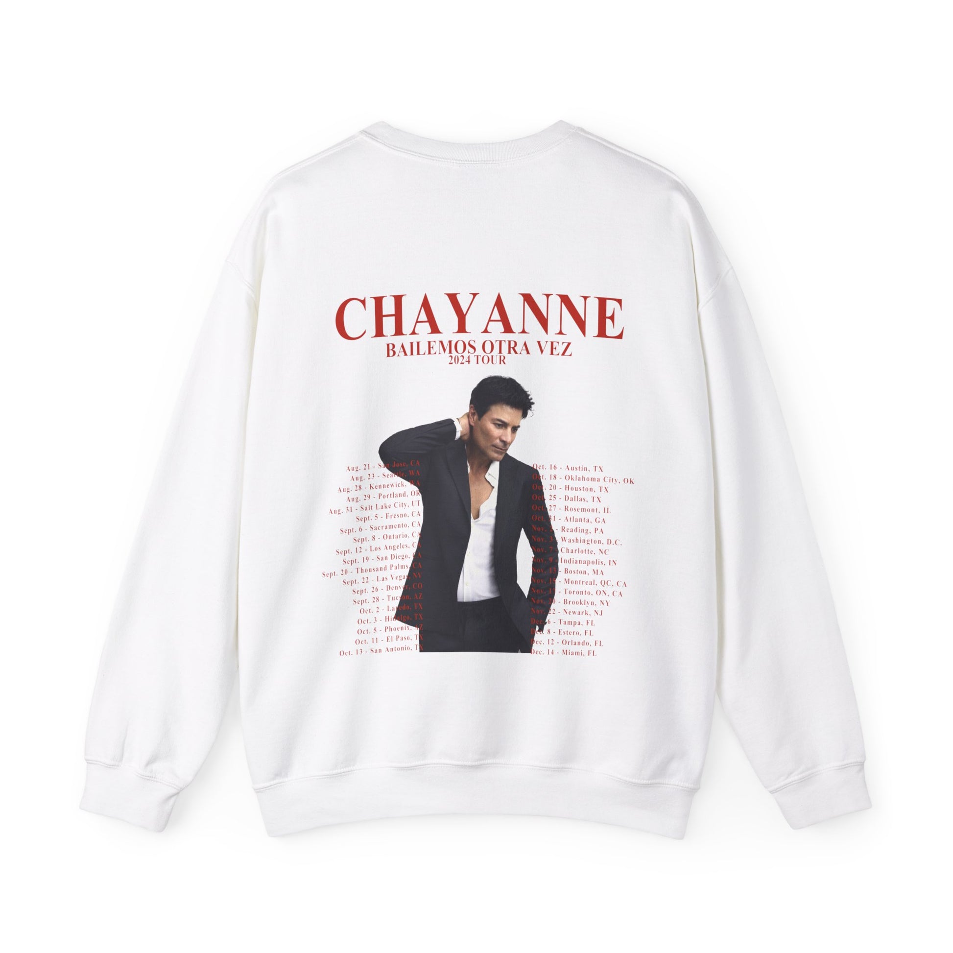 Chayanne "Bailemos Otra Vez" 2024 Tour Sweater