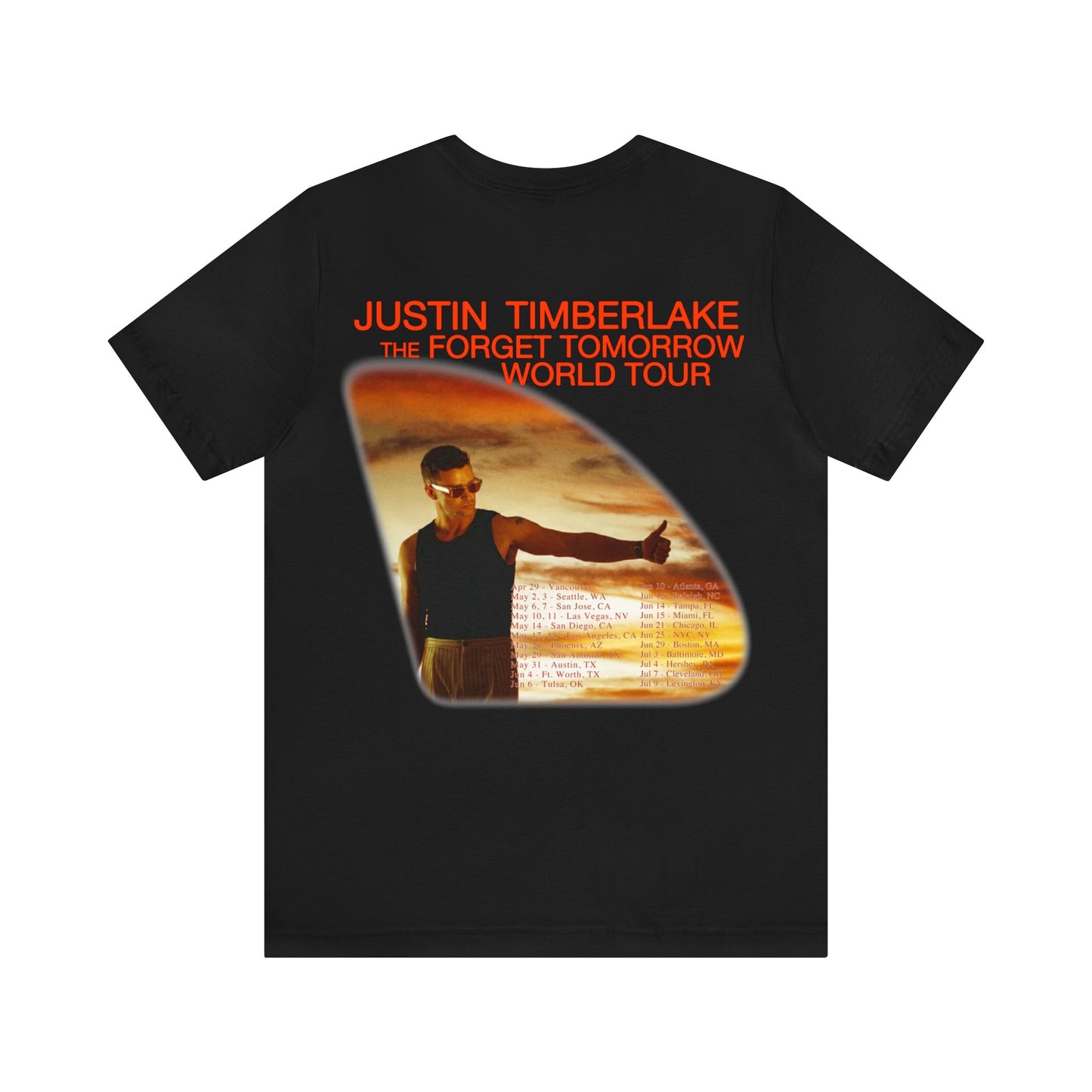 Forget Tomorrow World Tour (Justin Timberlake 2024) Shirt