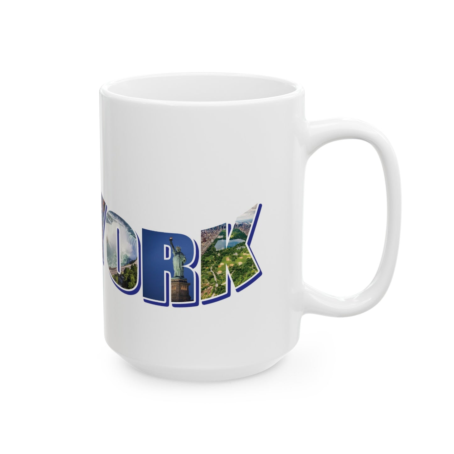 New York State Collage Ceramic Mug, (11oz, 15oz) cities city