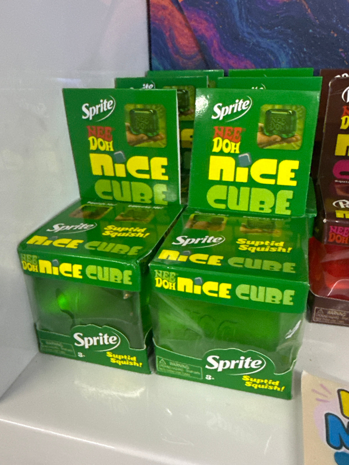 NeeDoh Style Cube -Sprite - Green