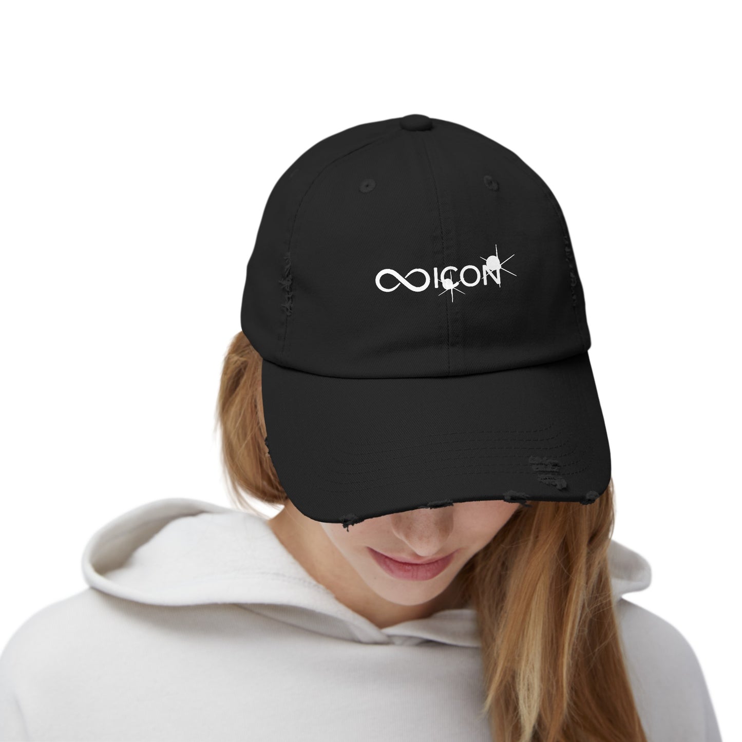 Infinite Icon (Paris Hilton 2024 New Album Inspired) Unisex Distressed Cap