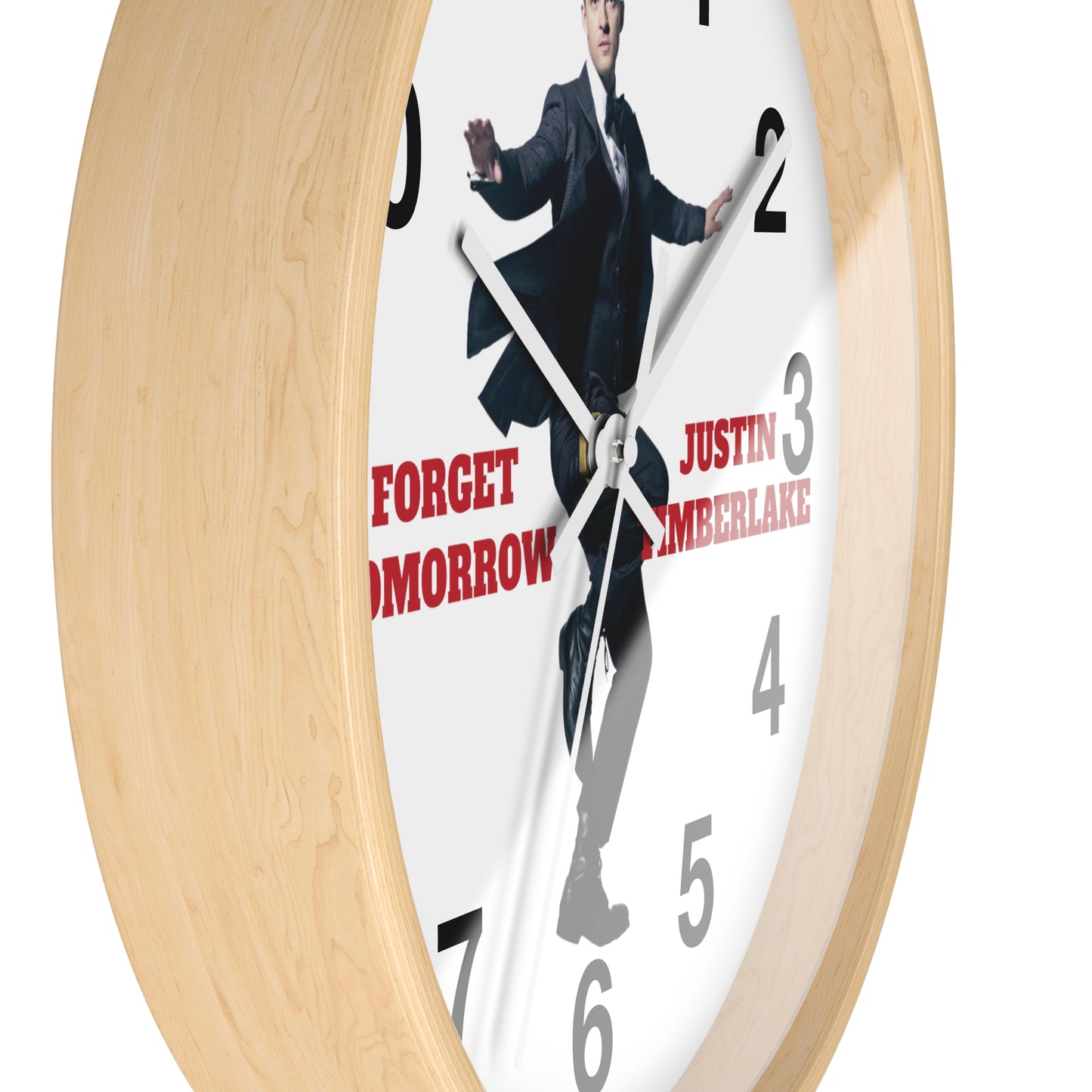 Justin Timberlake Forget Tomorrow 2024 Wall Clock