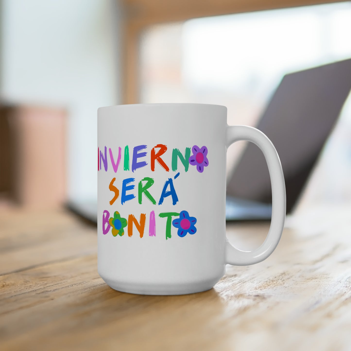 Winter Will Be Beautiful / Invierno Será Bonito (Karol G) Ceramic Mug 15oz