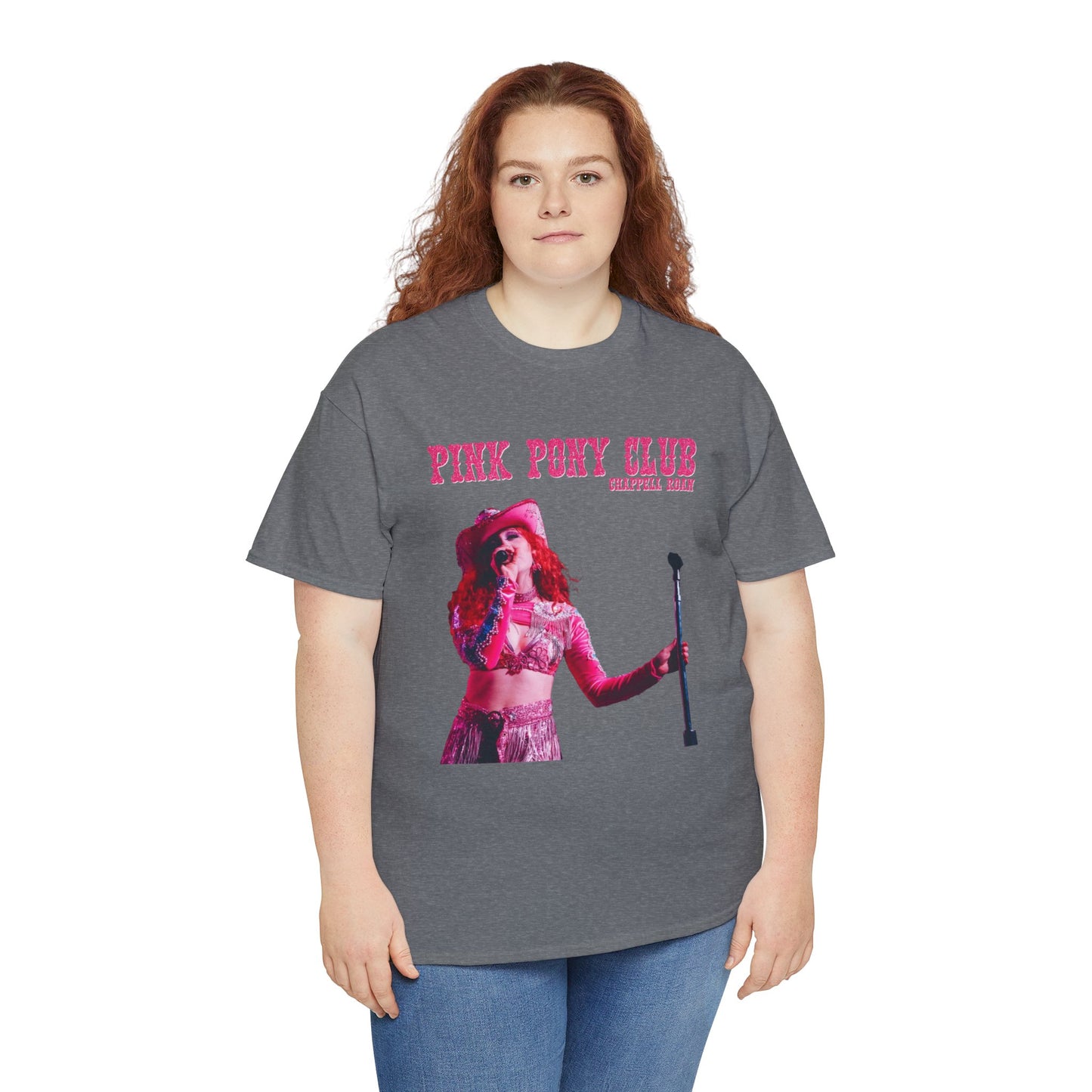 Pink Pony Club (Chappell Roan) Unisex Heavy Cotton Tee