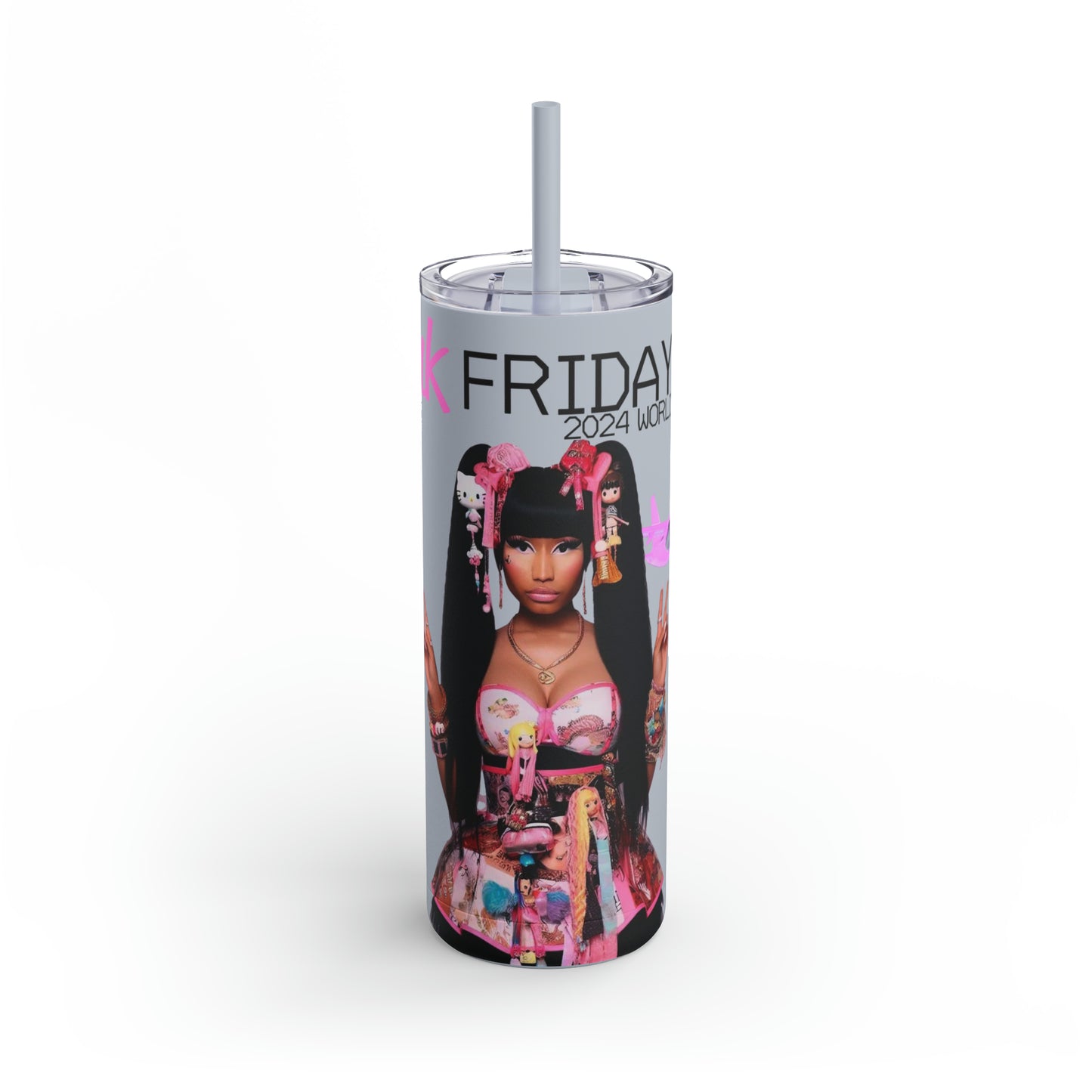 Pink Friday 2 World Tour (Nicki Minaj) Skinny Tumbler 20ozPink Friday 2 World Tour (Nicki Minaj) Skinny Tumbler 20oz