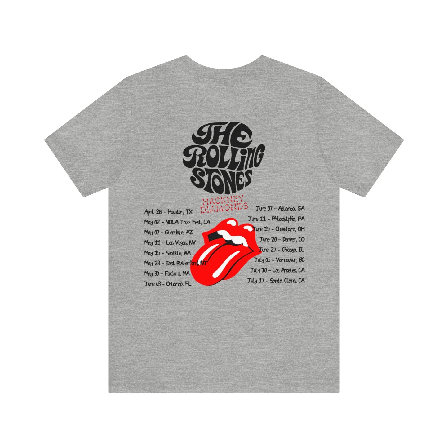 The Rolling Stones HACKNEY DIAMONDS 2024 Tour Shirt