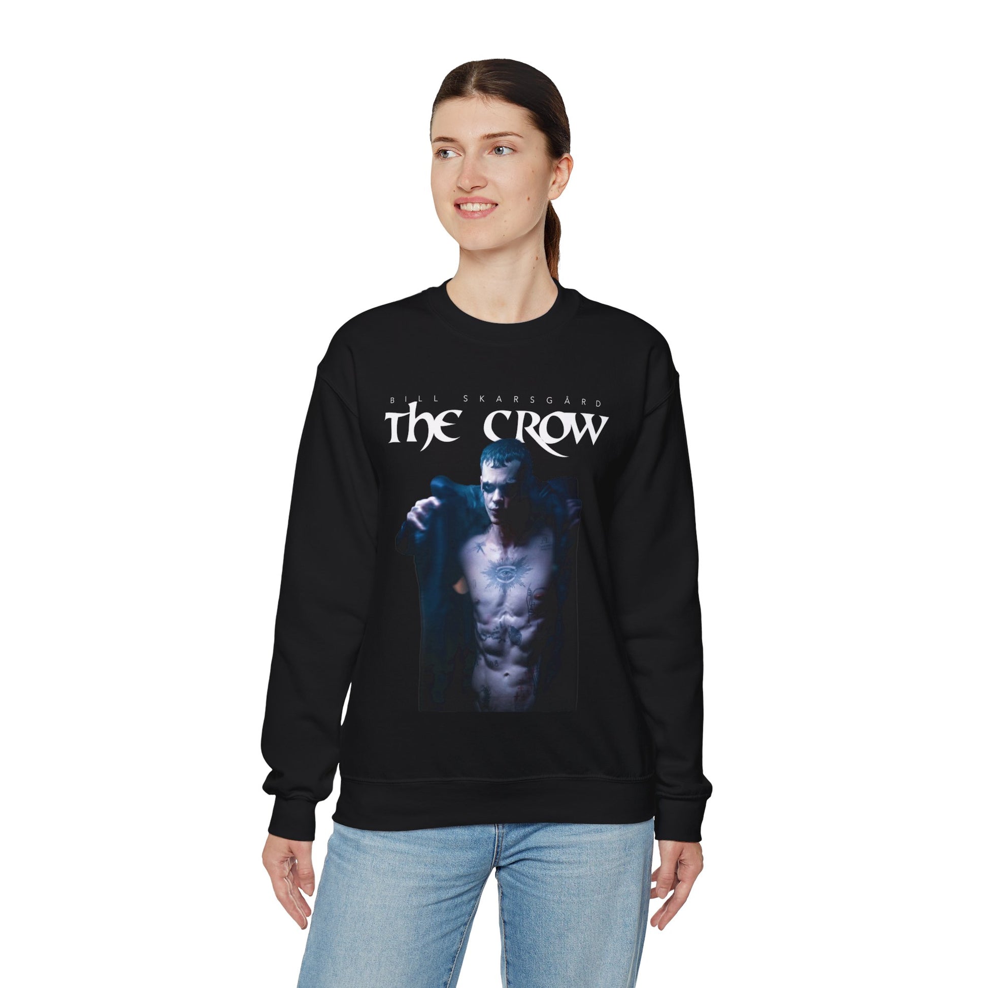 The Crow (2024 Reboot Movie) Bill Skarsgård Unisex Sweatshirt