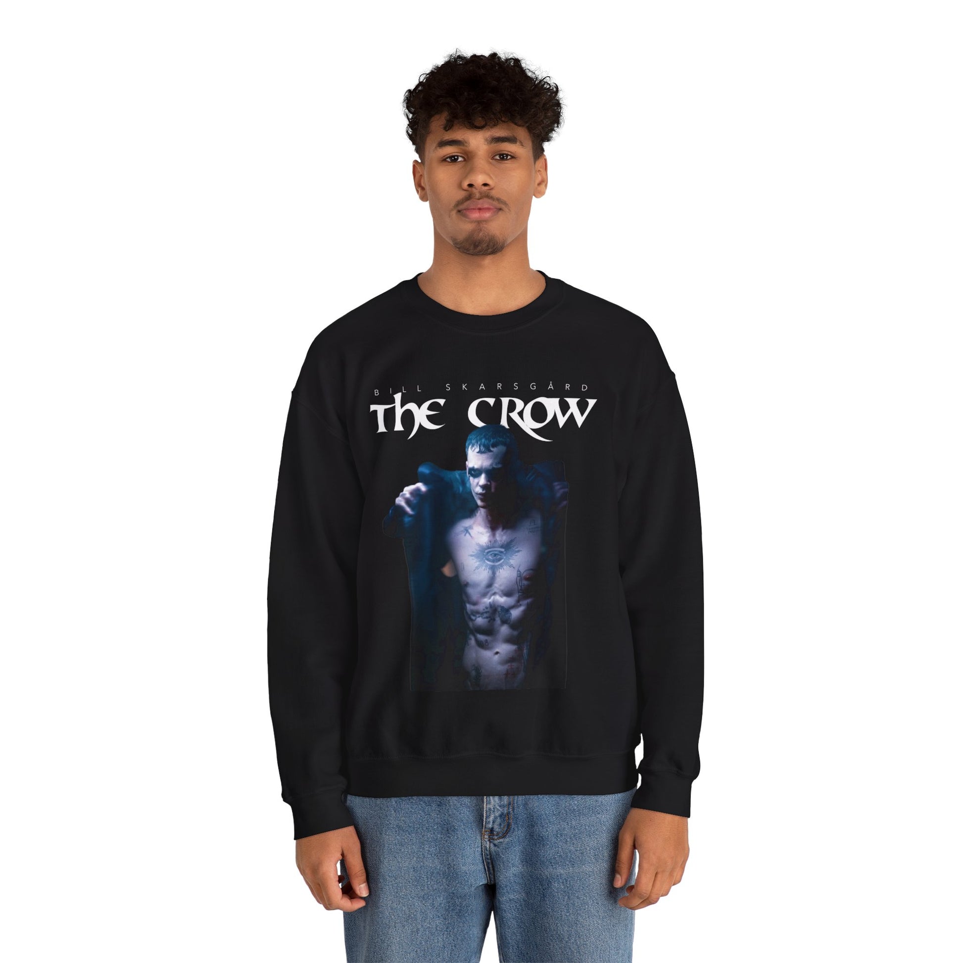 The Crow (2024 Reboot Movie) Bill Skarsgård Unisex Sweatshirt