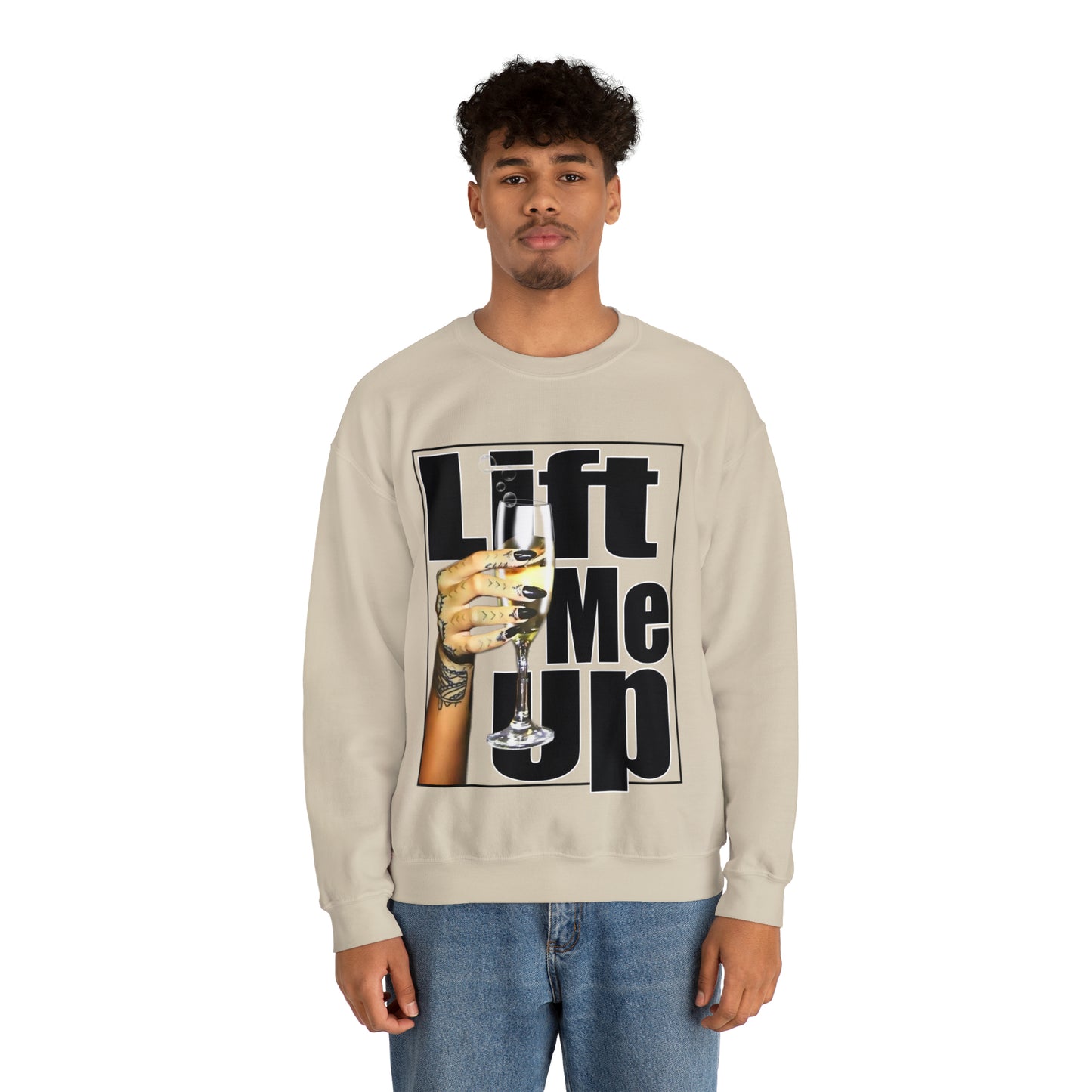 Lift Me Up (Rihanna) Cheers Unisex Crewneck Sweatshirt