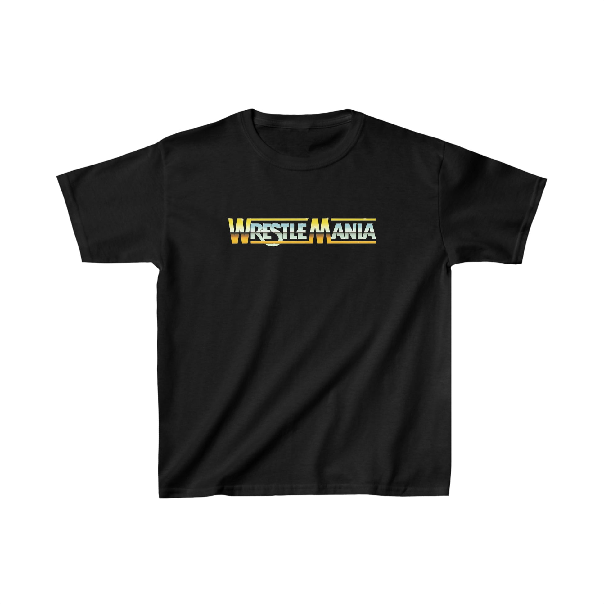 Kids WWE Wrestlemania logos Tee