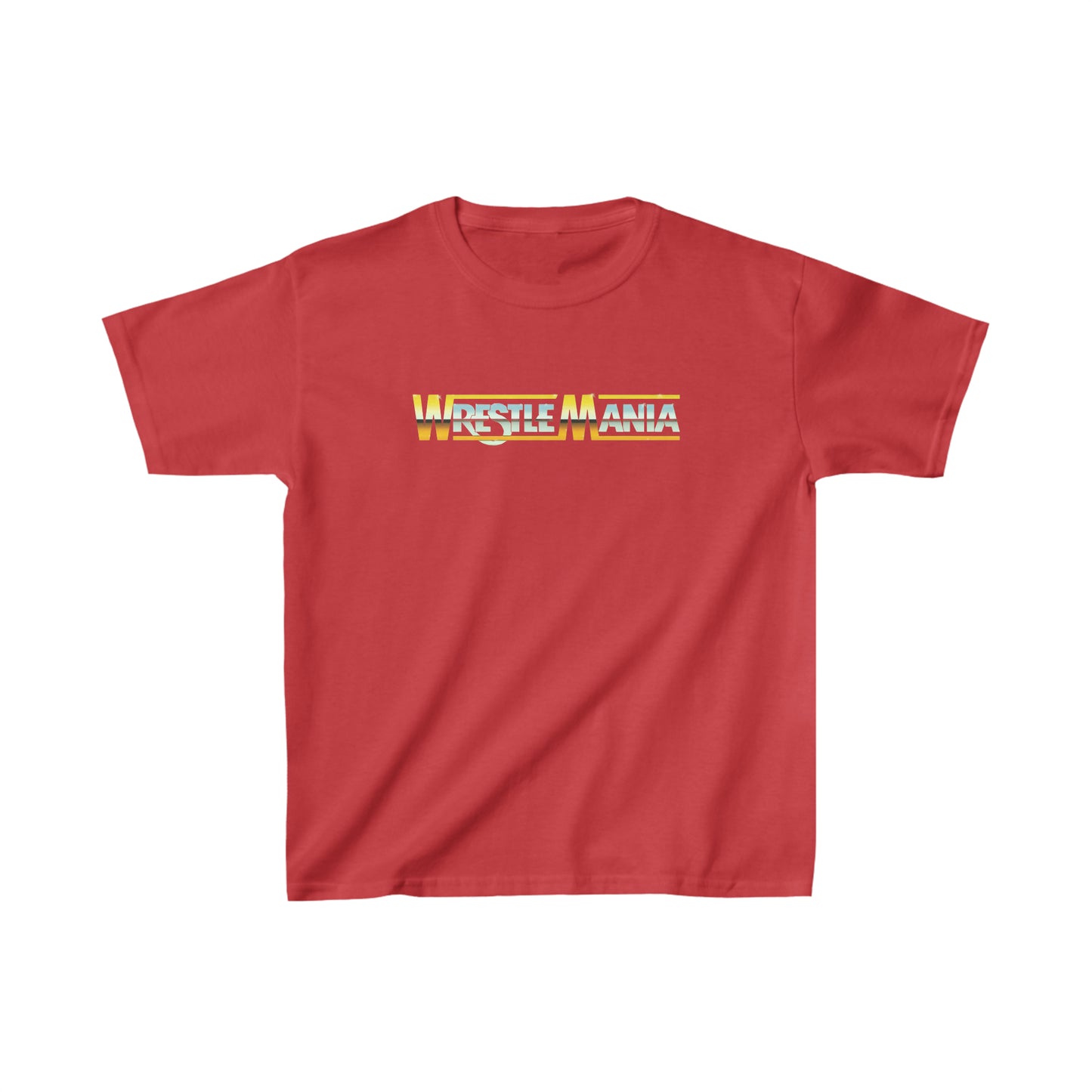 Kids WWE Wrestlemania logos Tee