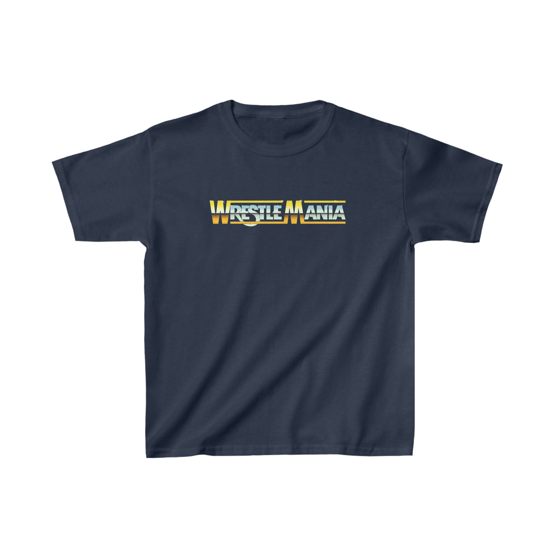 Kids WWE Wrestlemania logos Tee