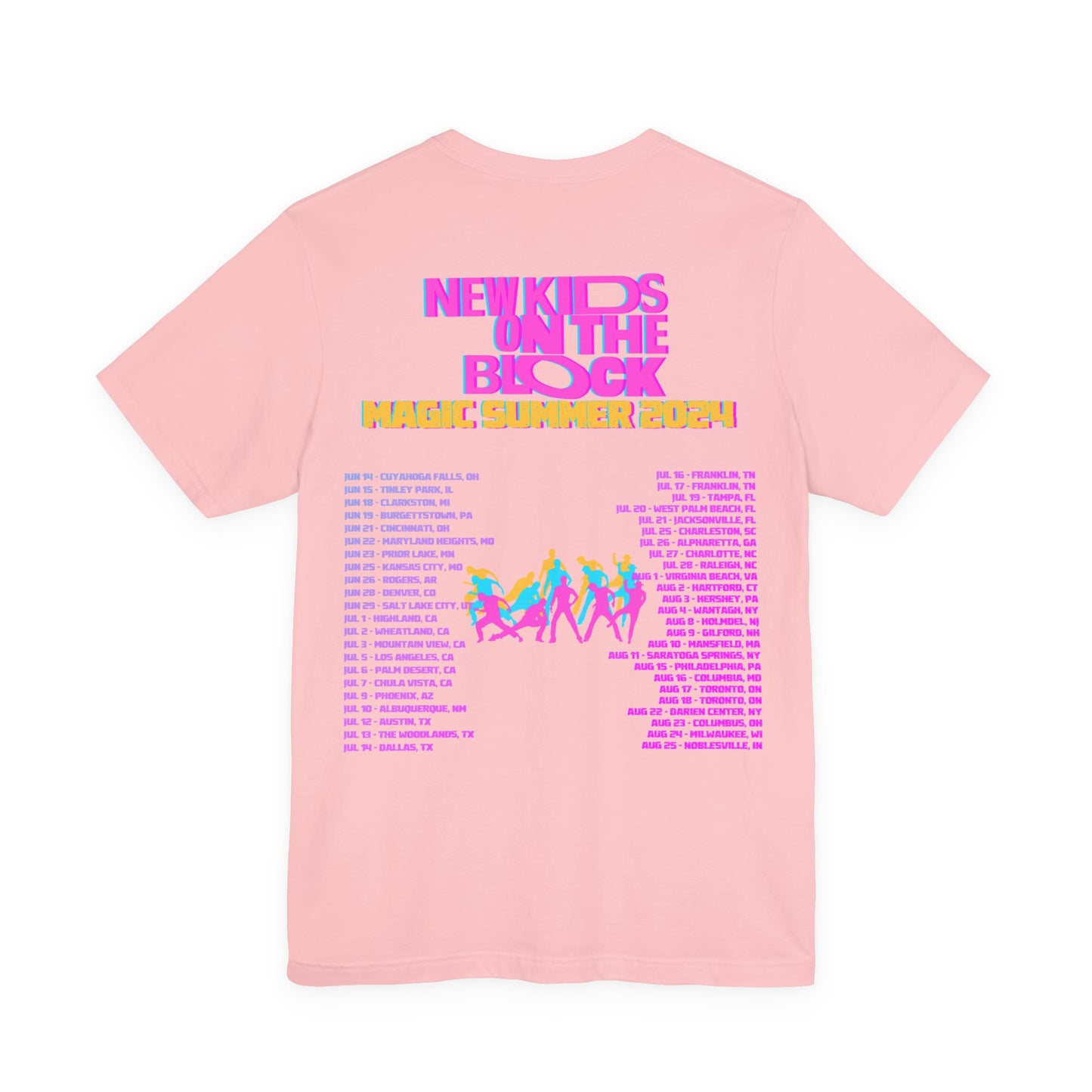 New Kids 2024 Magic Summer TOUR (Double Sided) Unisex Shirt