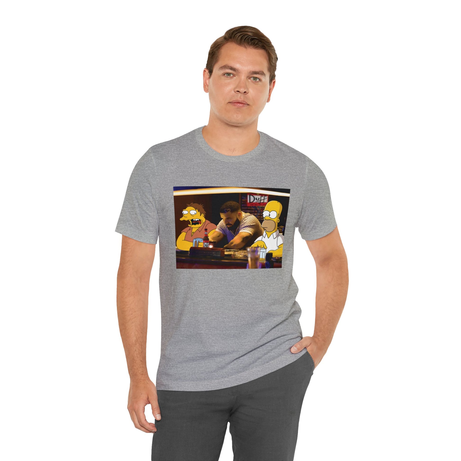 Drake at Moe's Simpsons Duff Unisex Jersey Tee