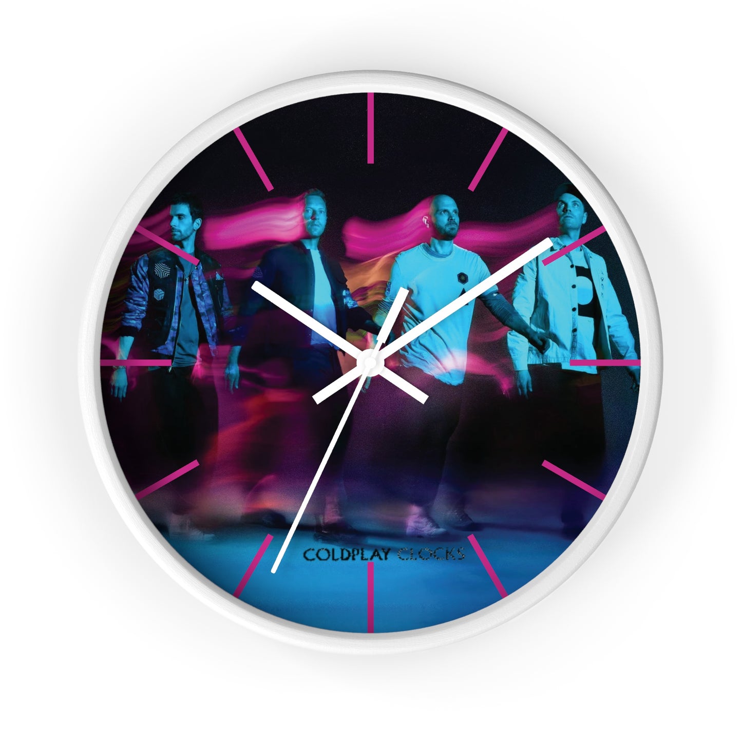 Coldplay band clocks song 2024 Wall Clock