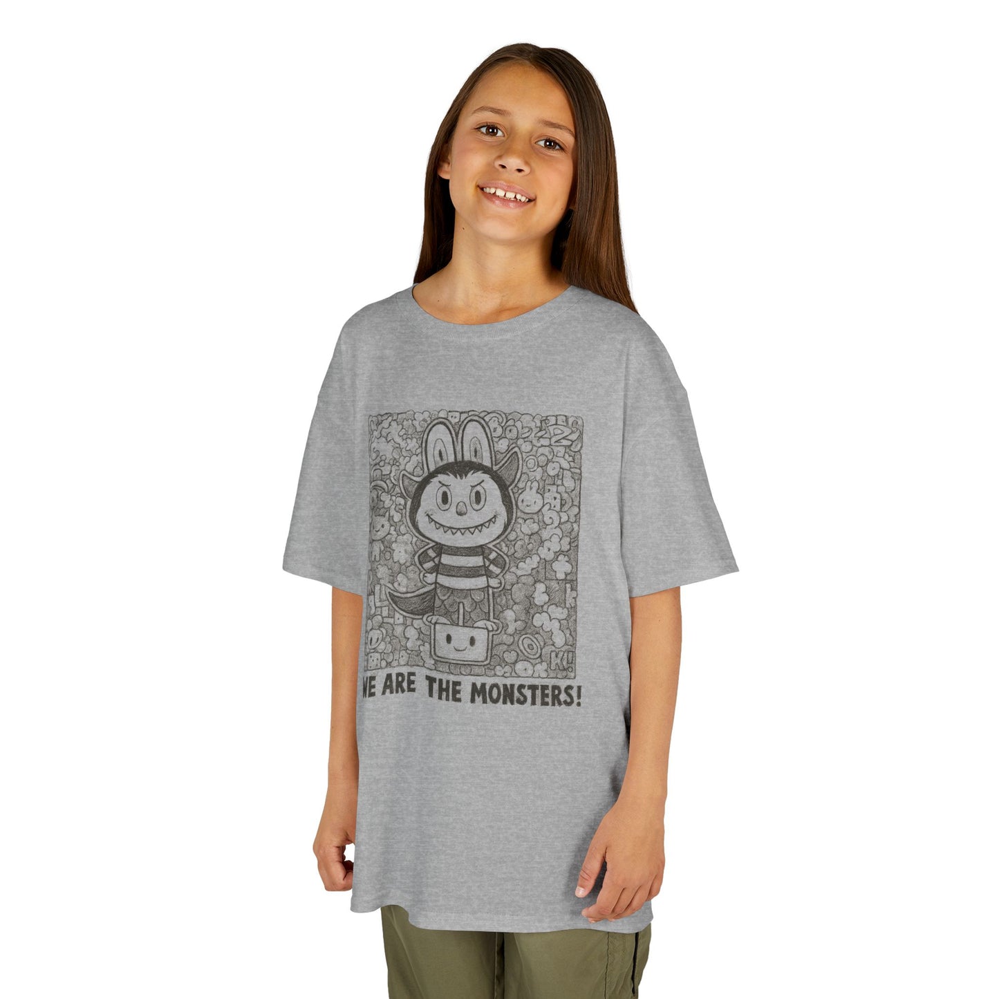 We Are The Monsters! (Sketch Labubu-Inspired) Kid's Unisex Shirt