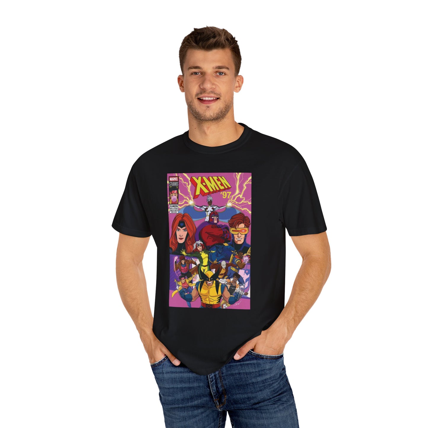 Xmen '97 retro Unisex Garment-Dyed T-shirt