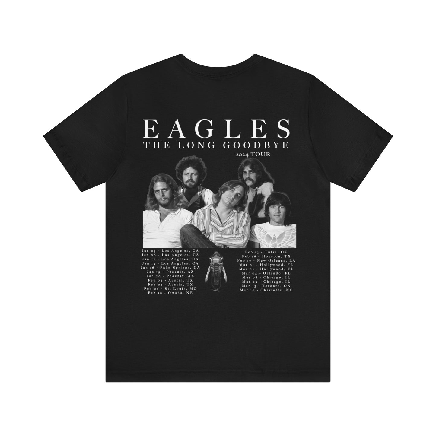 The Long Goodbye (Eagles) 2024 Tour Shirt