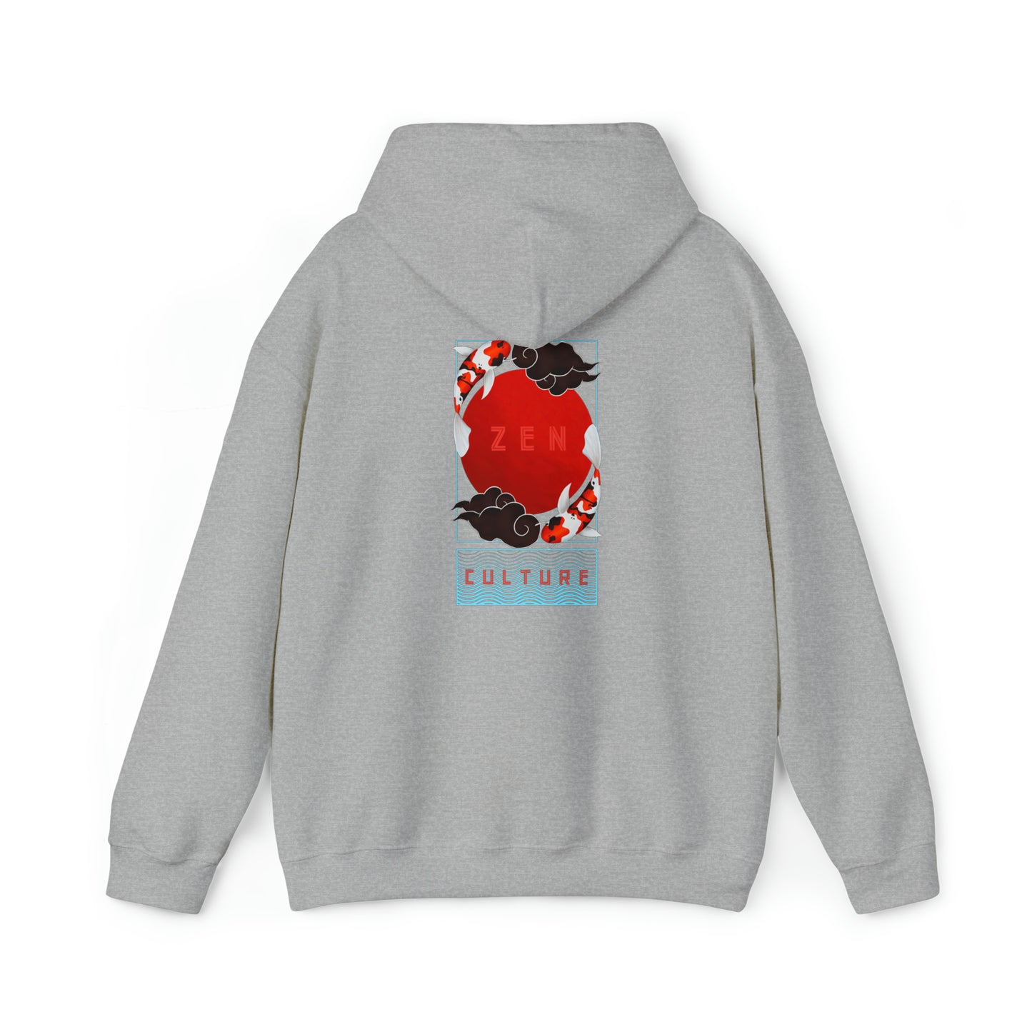 Zen Culture Koi Original Unisex Hooded Sweatshirt