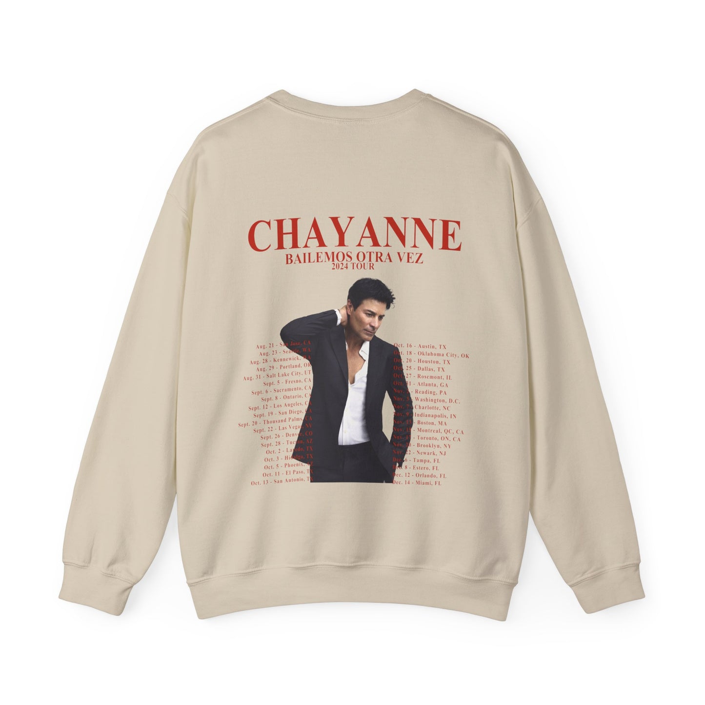 Chayanne "Bailemos Otra Vez" 2024 Tour Sweater