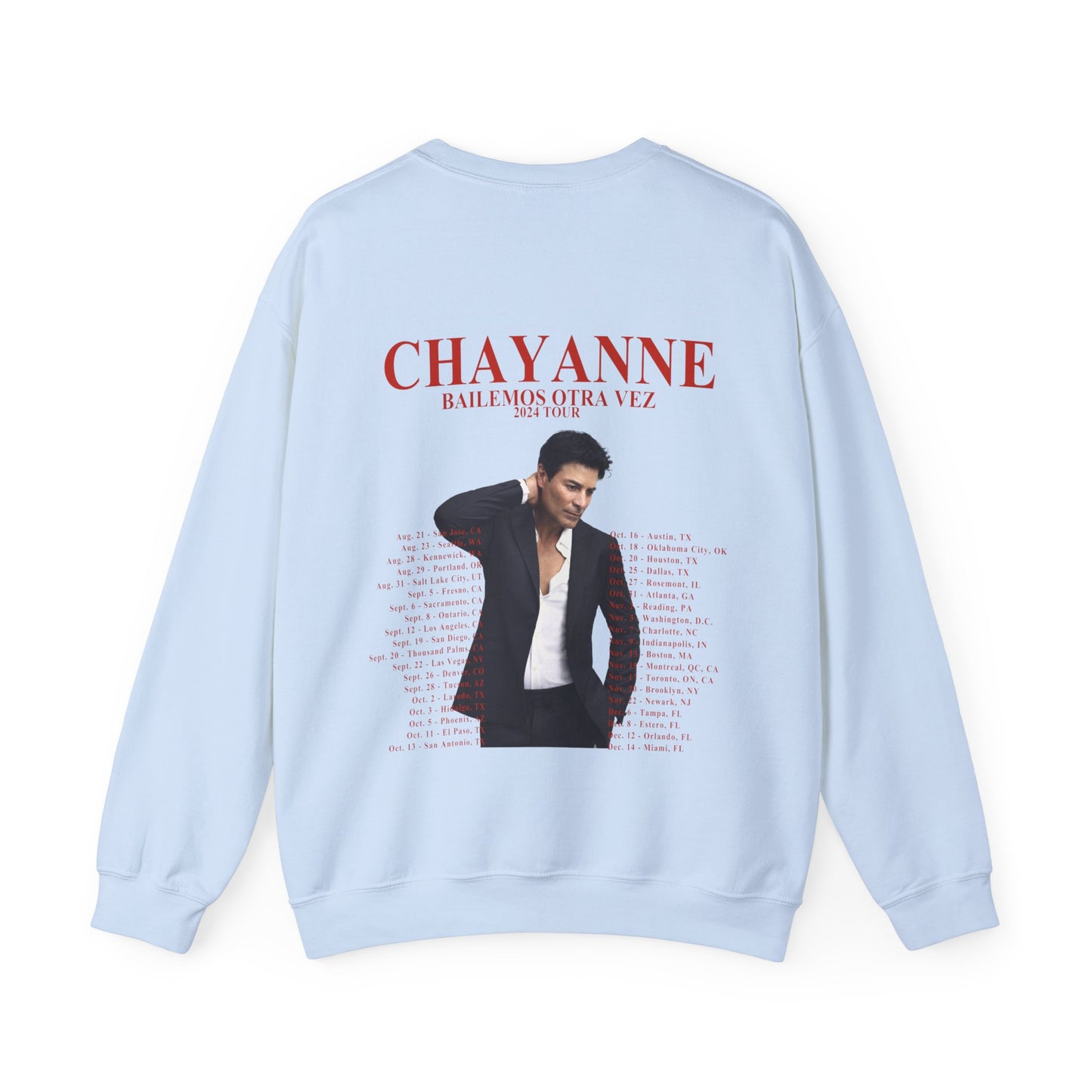 Chayanne "Bailemos Otra Vez" 2024 Tour Sweater