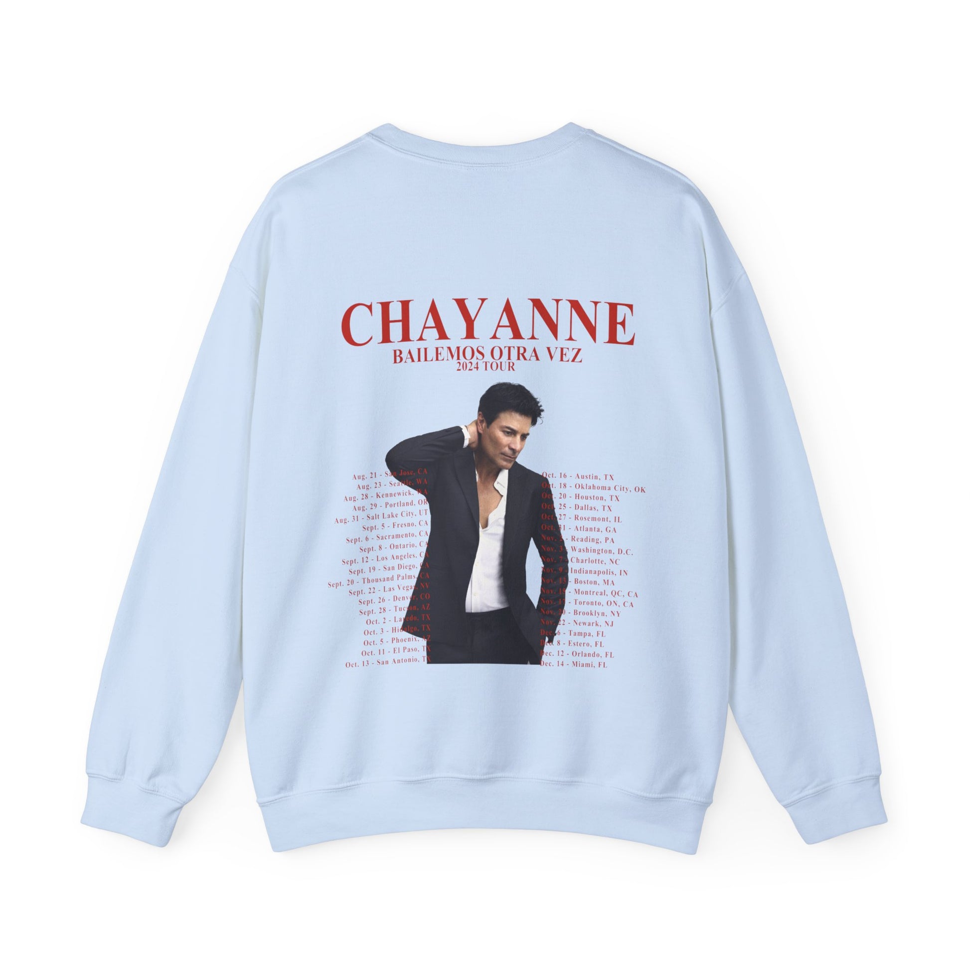 Chayanne "Bailemos Otra Vez" 2024 Tour Sweater