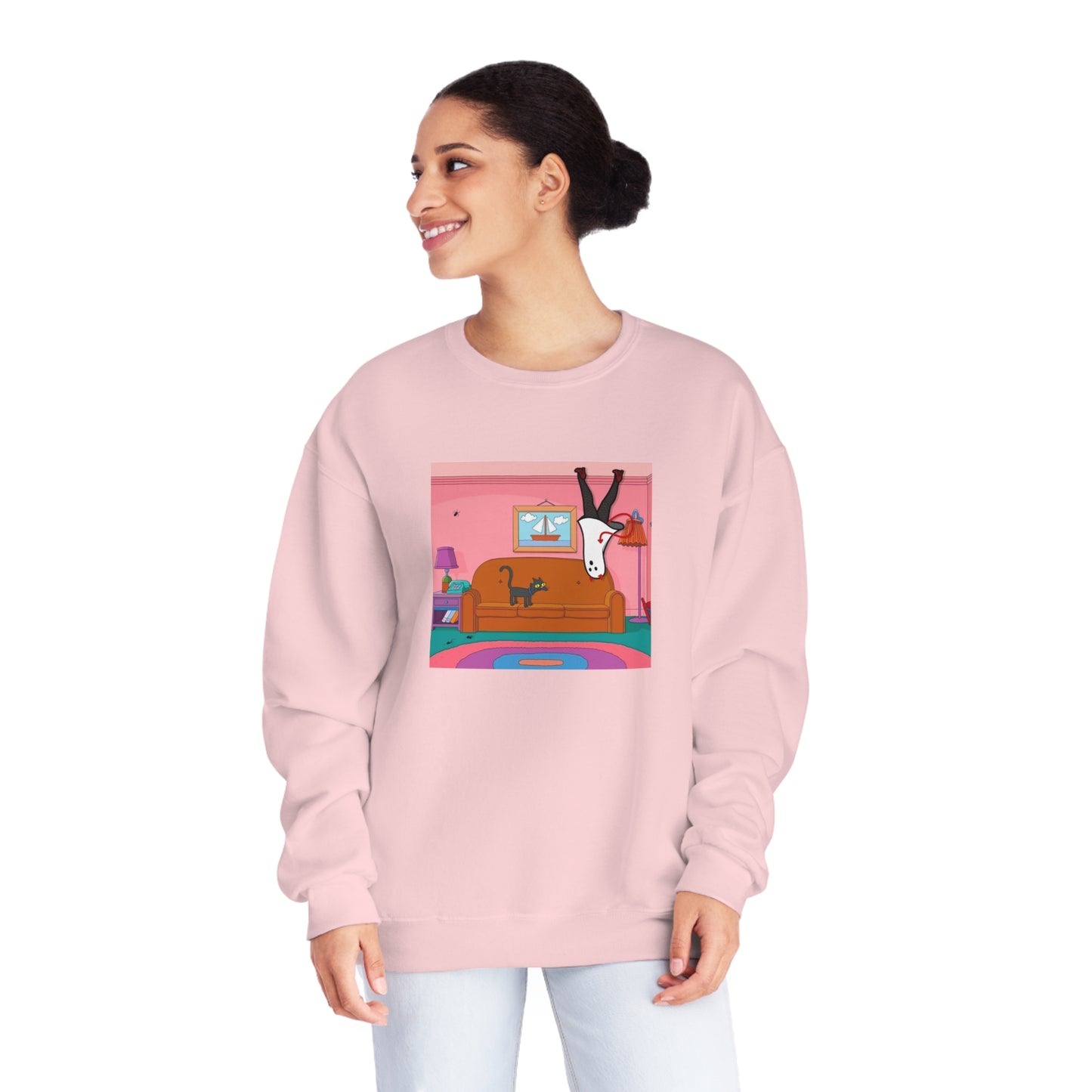 Demons X Doja Cat X Simpsons cartoon sweatshirt