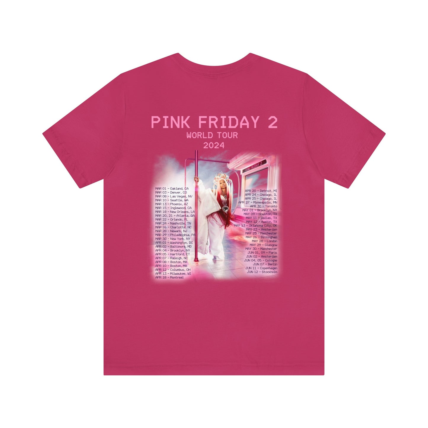 PINK FRIDAY 2 (Nicki Minaj) Gag City 2024 World Tour Shirt