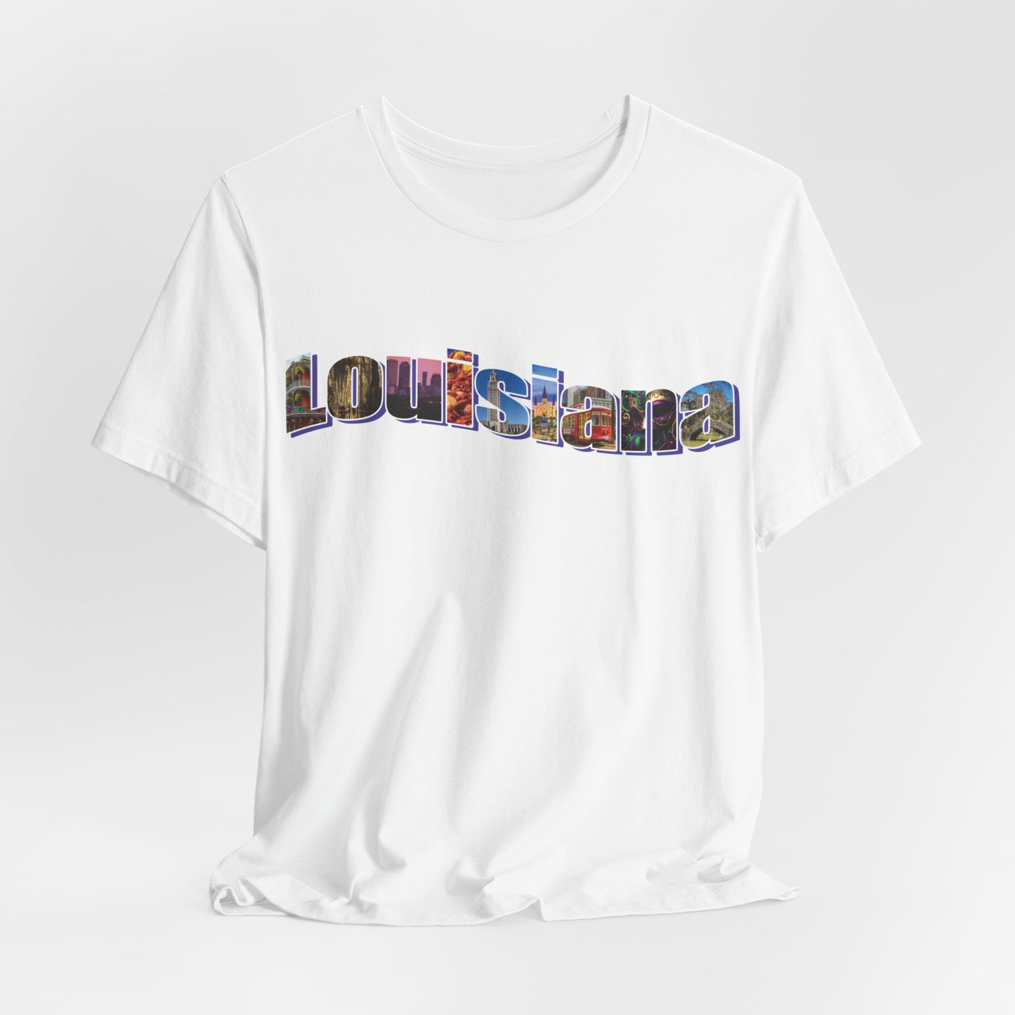 Louisiana State Collage Unisex Jersey Short Sleeve Tee city state pride new orleans mardi gras gift idea