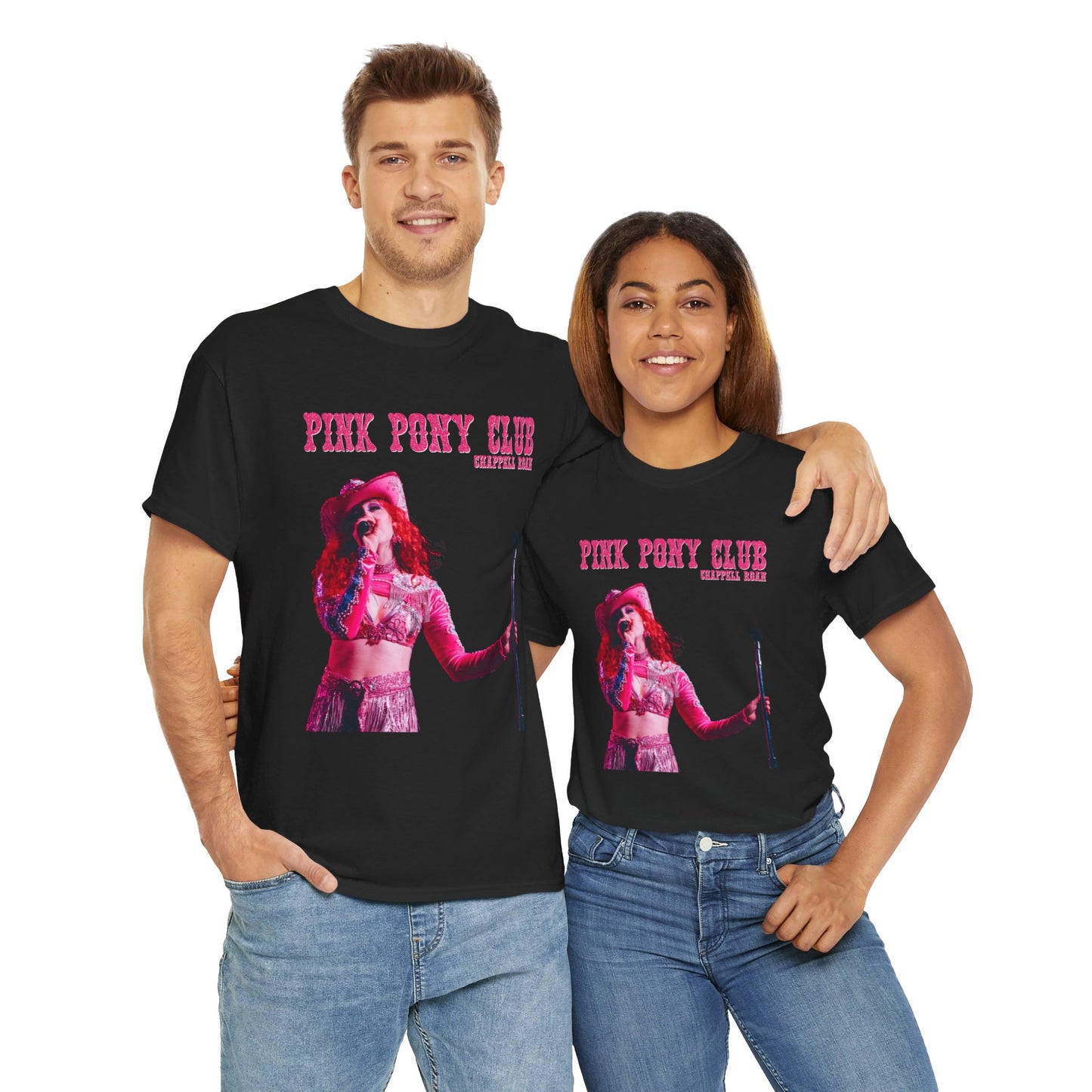 Pink Pony Club (Chappell Roan) Unisex Heavy Cotton Tee