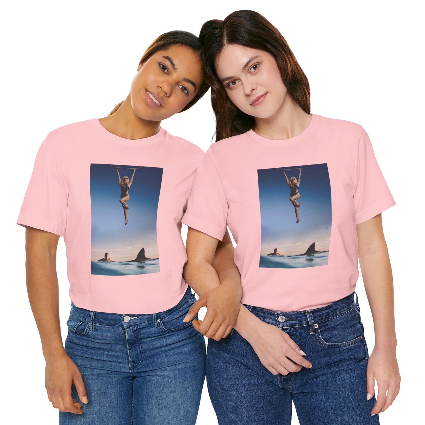 Dua Lipa x Miley (Radical Optimism Funny Spoof) Unisex Jersey Short Sleeve Tee