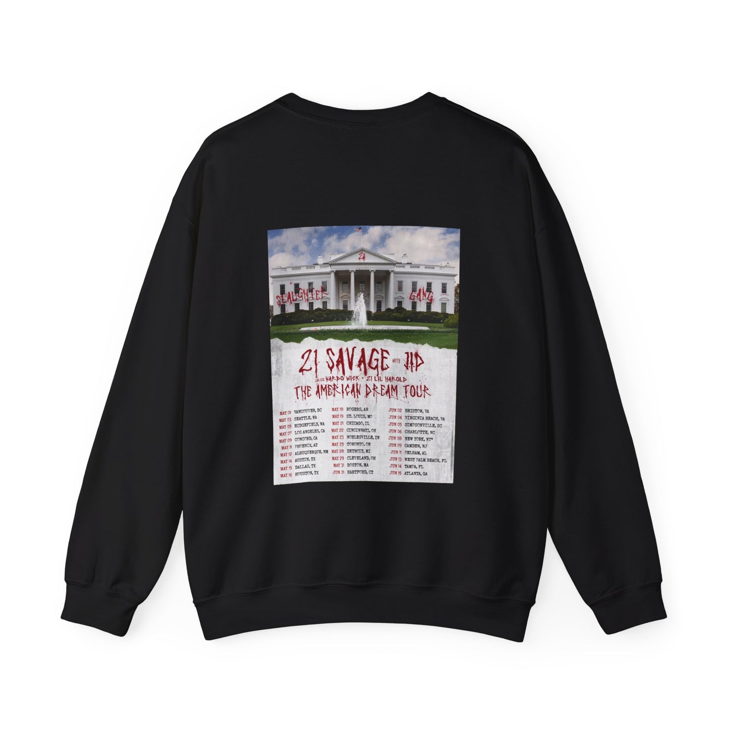 21 Savage THE AMERICAN DREAM Tour (2024) Sweatshirt