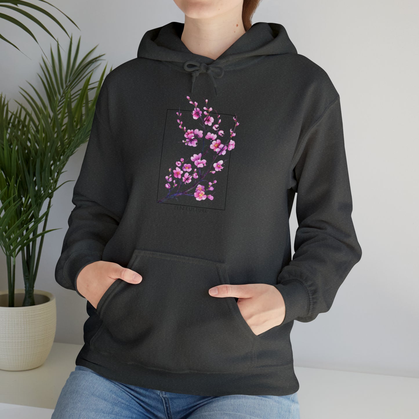 Blossom Serenity Sweatshirt -Zen Culture cherry blossom hoodie