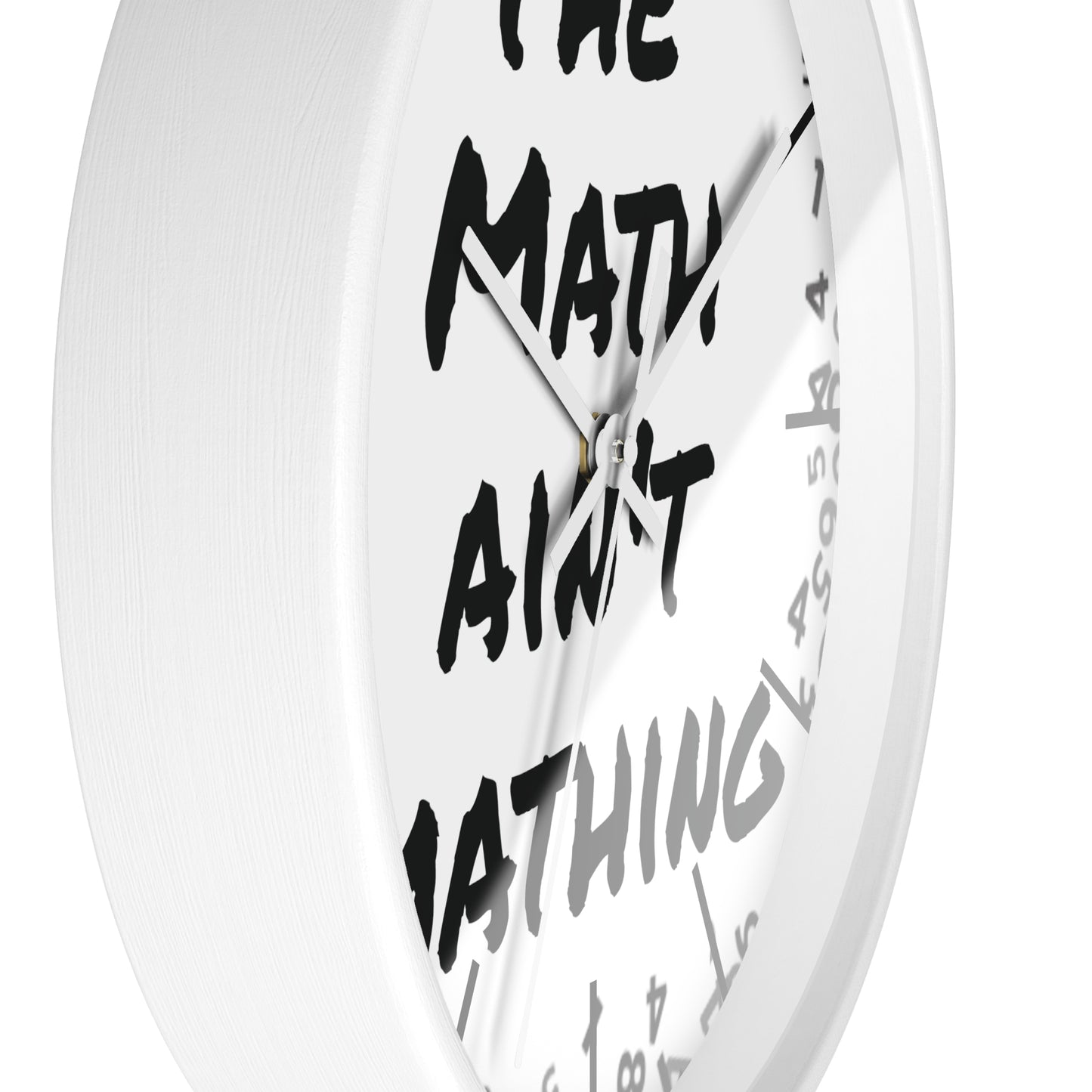 The Math ain't Mathing meme Wall Clock