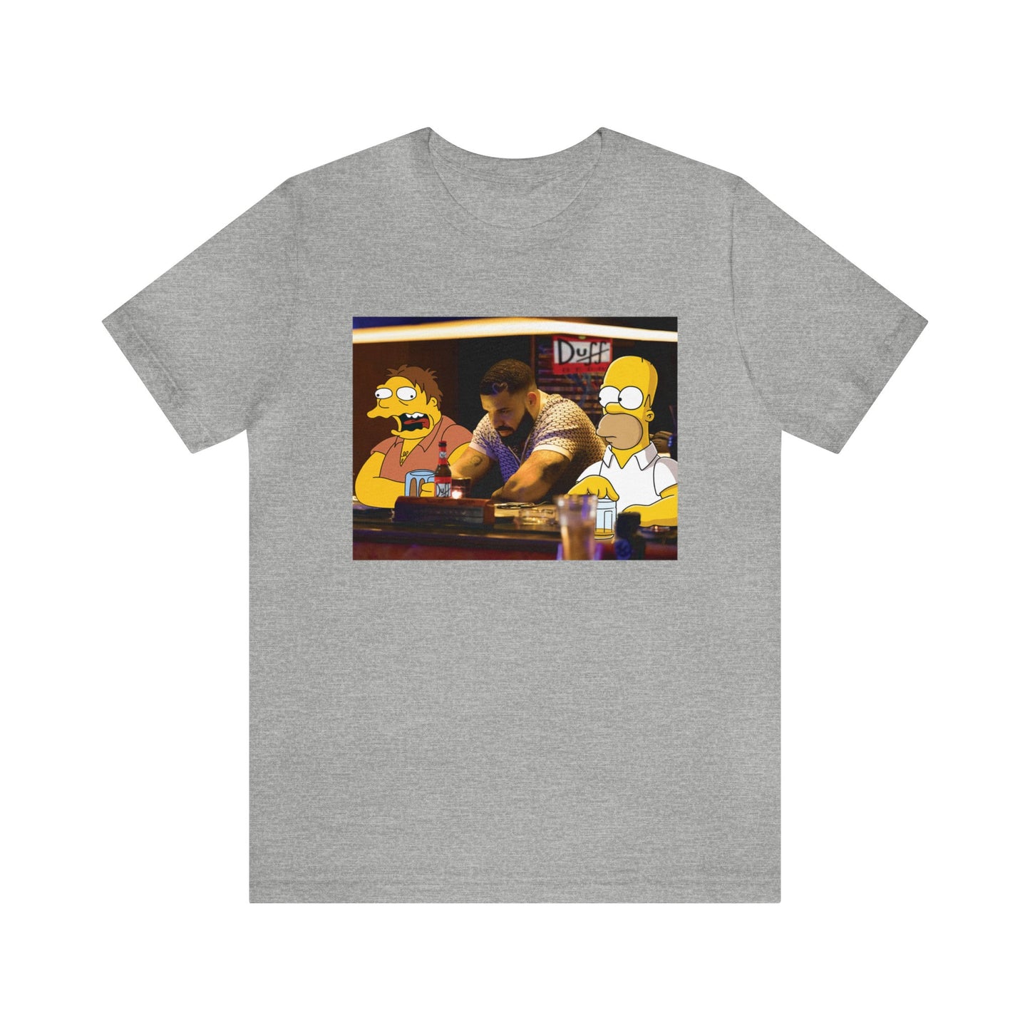 Drake at Moe's Unisex Jersey Short Sleeve TeeDrake at Moe's Simpsons Duff Unisex Jersey Tee