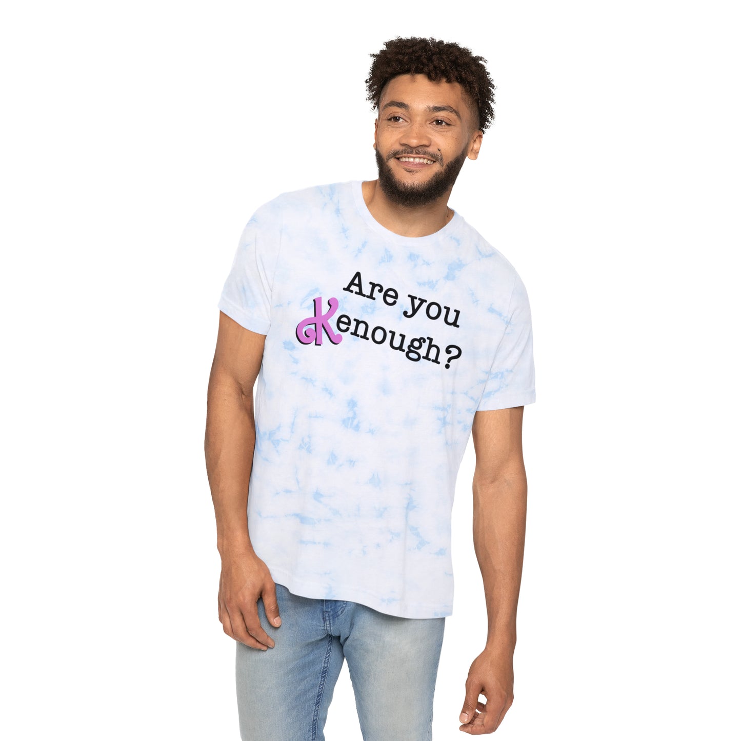 "ARE YOU KENOUGH" Tie-Dyed Barbie & Ken T-Shirt