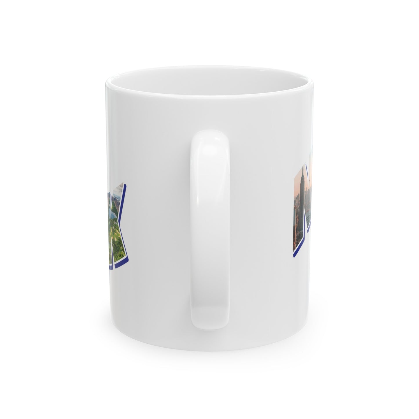 New York State Collage Ceramic Mug, (11oz, 15oz)