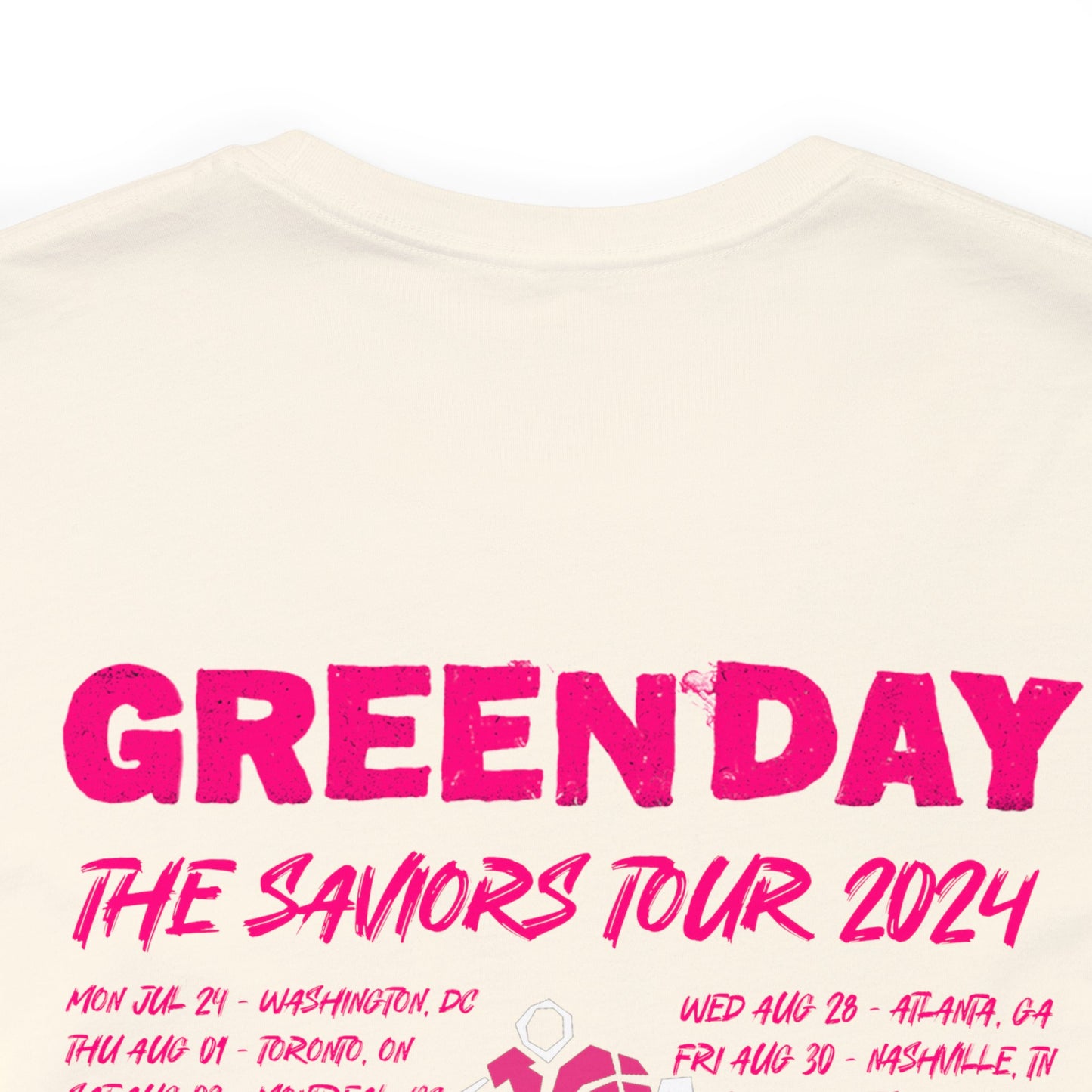 The Saviors Tour (Green Day 2024) Unisex Jersey Tee