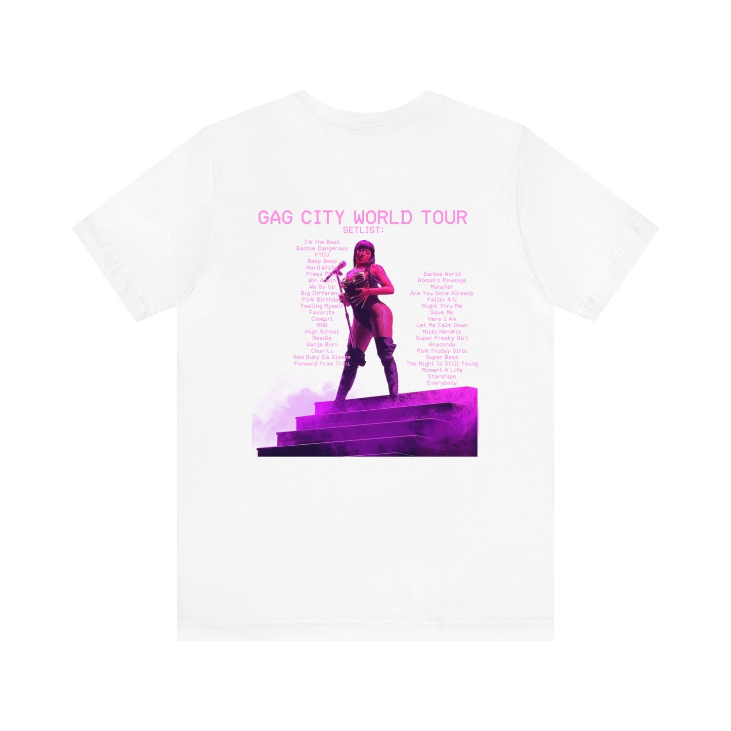 GAG City 2024 World Tour Setlist (Nicki Minaj Pink Friday 2) Shirt