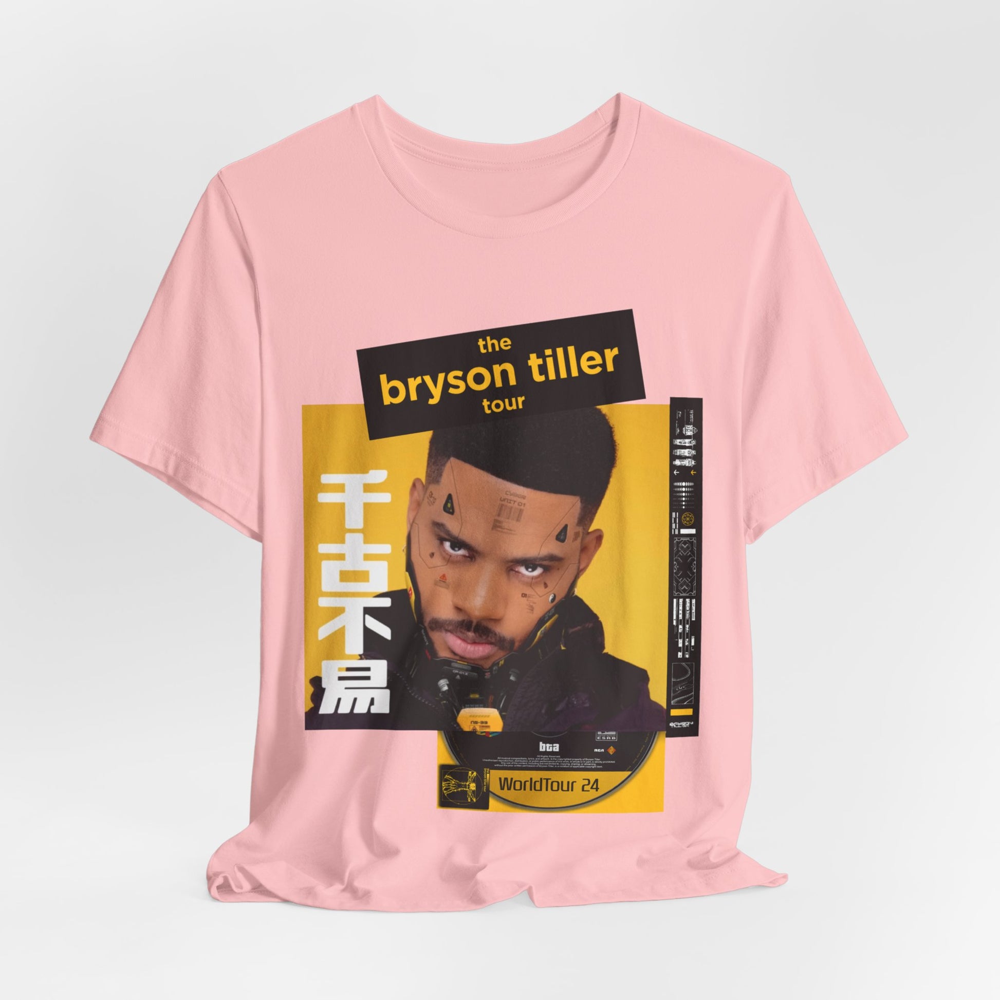 Bryson Tiller 2024 Tour (Double Sided With Dates) Unisex Shirt